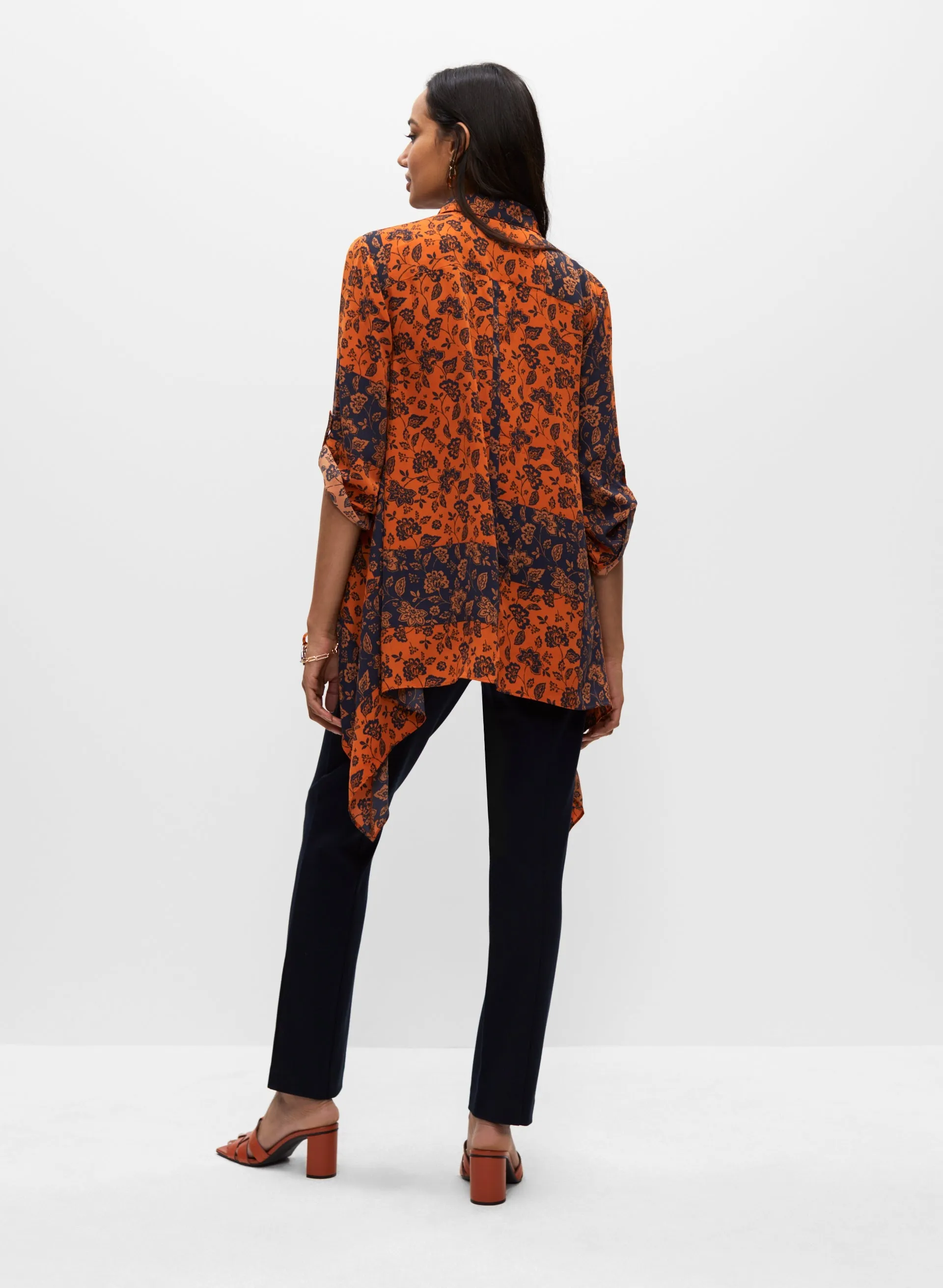 3/4 Sleeve Asymmetrical Tunic sold by Melanie Lyne product image thumbnail 4