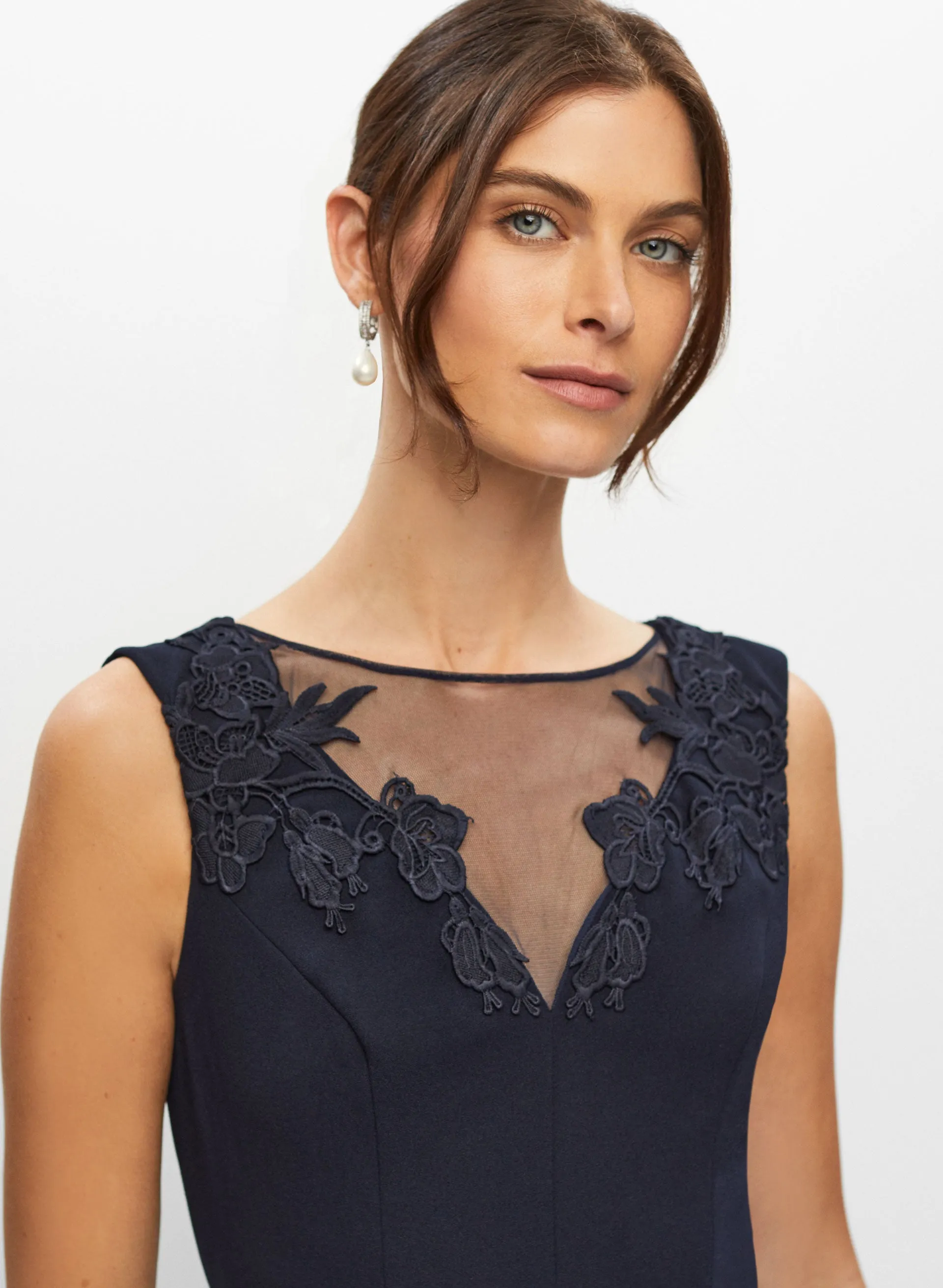 Sleeveless Lace Detail Dress sold by Melanie Lyne product image thumbnail 2