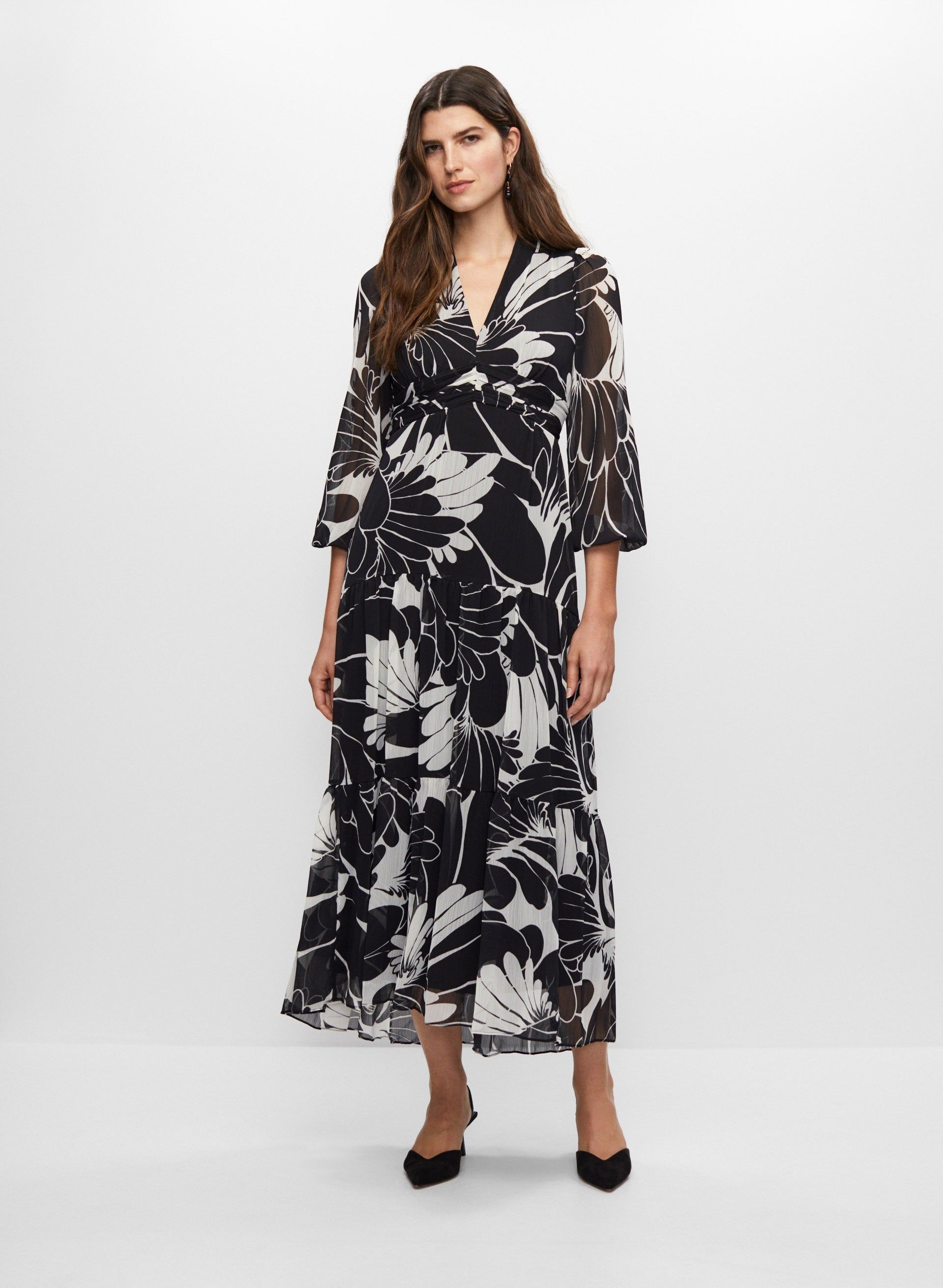 Two-Tone Floral Dress sold by Melanie Lyne