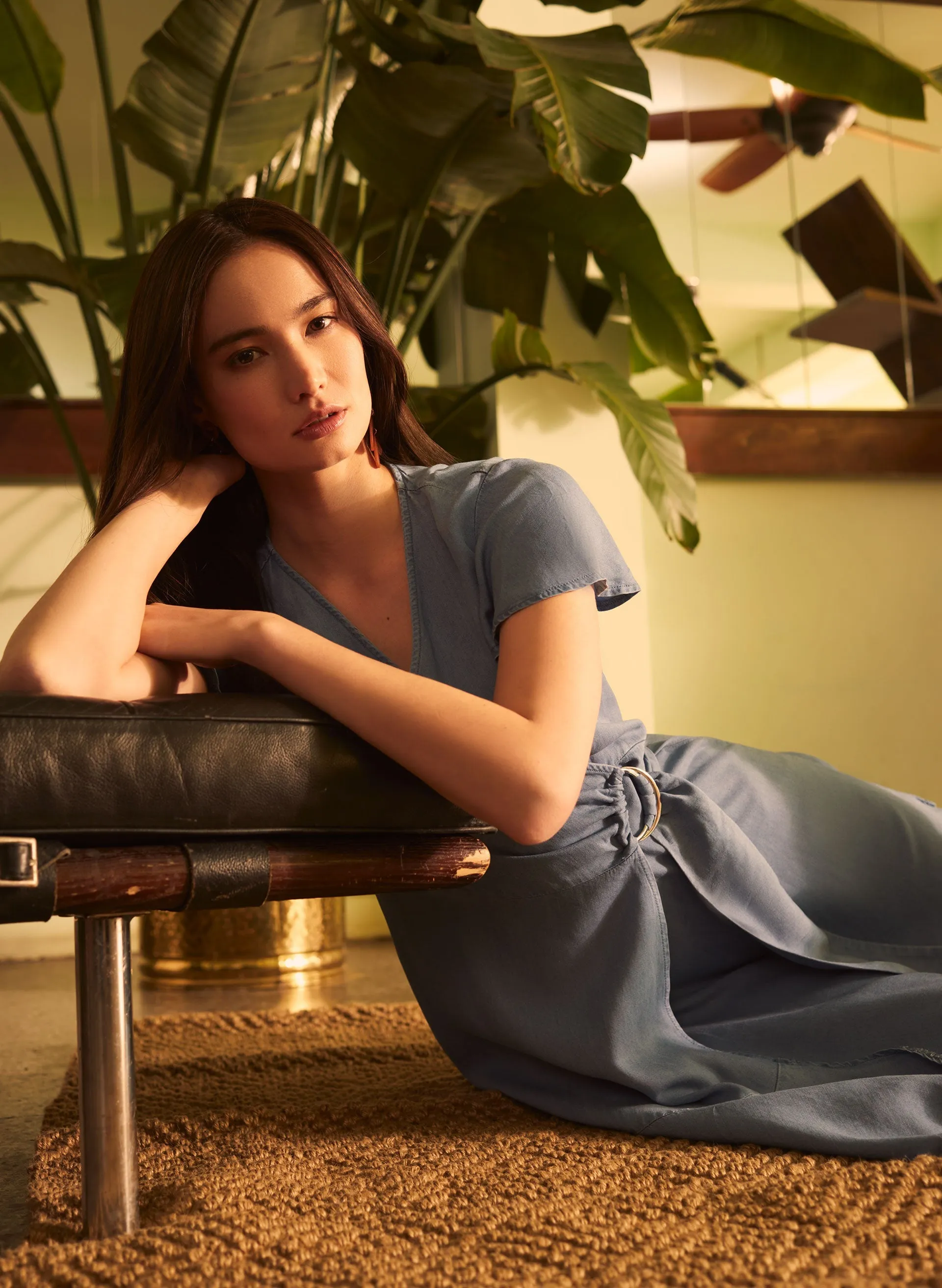 Joseph Ribkoff - Belted & Ruffle Detail Dress sold by Melanie Lyne product image thumbnail 4