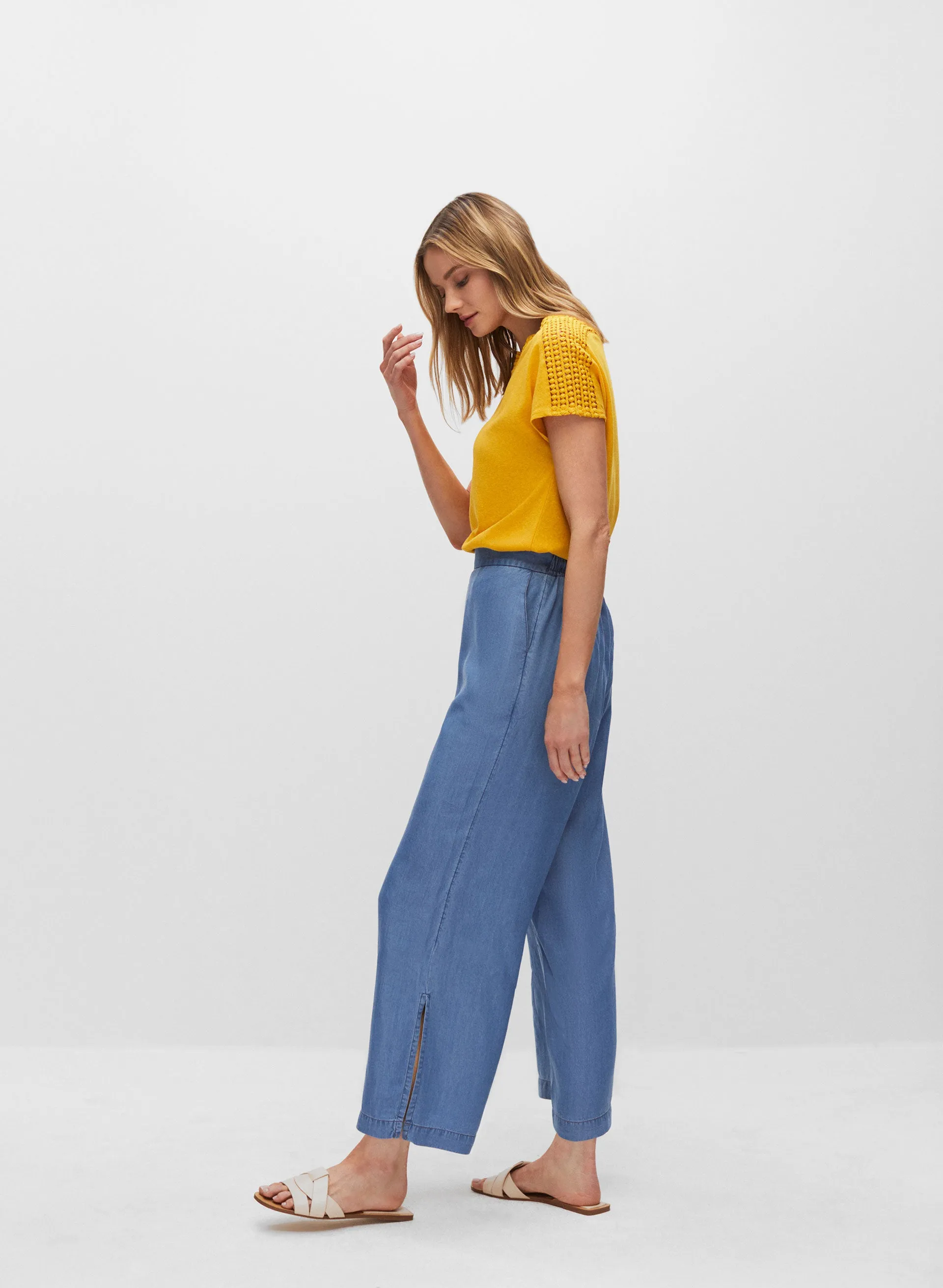 Tencel Culotte Pants sold by Melanie Lyne product image thumbnail 3