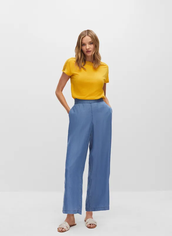 Tencel Culotte Pants sold by Melanie Lyne