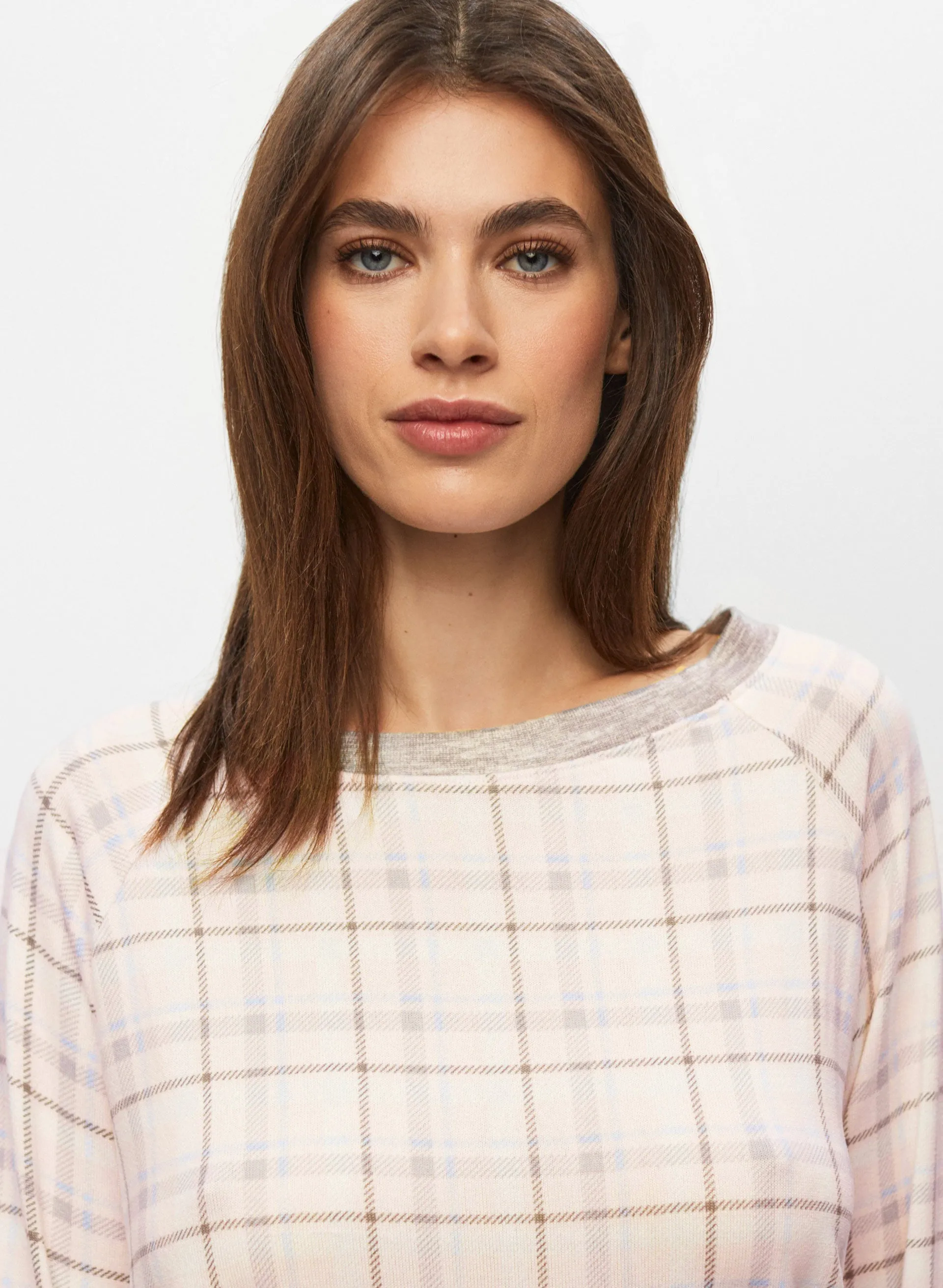 Plaid Motif Pyjama Set sold by Melanie Lyne product image thumbnail 5