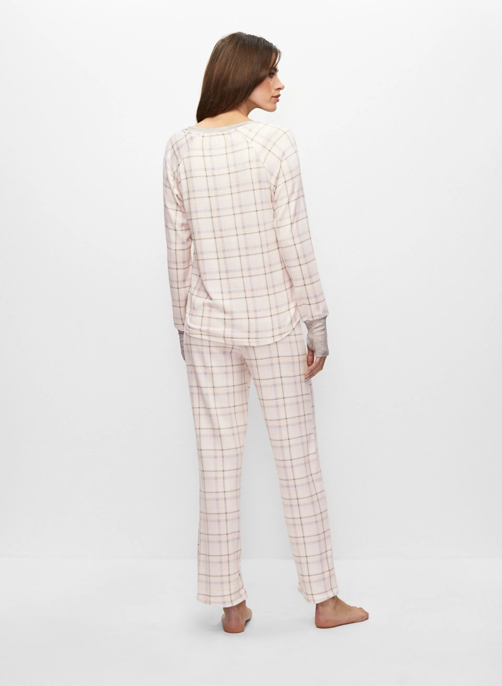 Plaid Motif Pyjama Set sold by Melanie Lyne product image thumbnail 3
