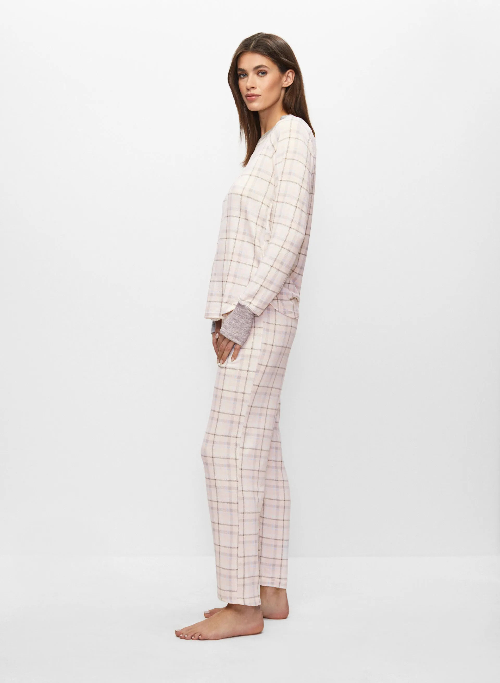 Plaid Motif Pyjama Set sold by Melanie Lyne product image thumbnail 2