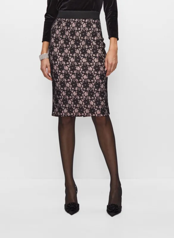 Floral Lace Pencil Skirt sold by Melanie Lyne