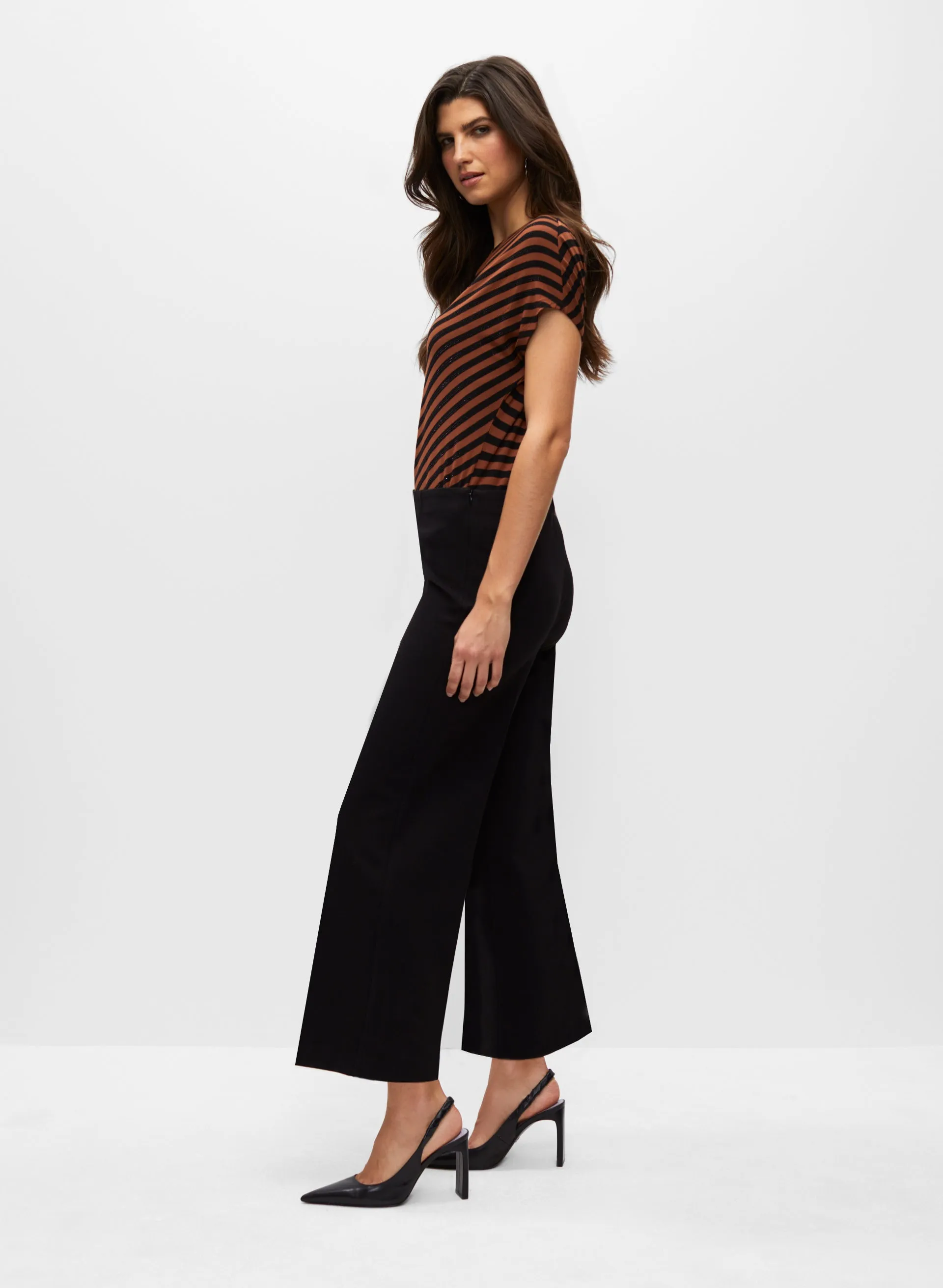 Flat Front Wide Leg Pants sold by Melanie Lyne product image thumbnail 3
