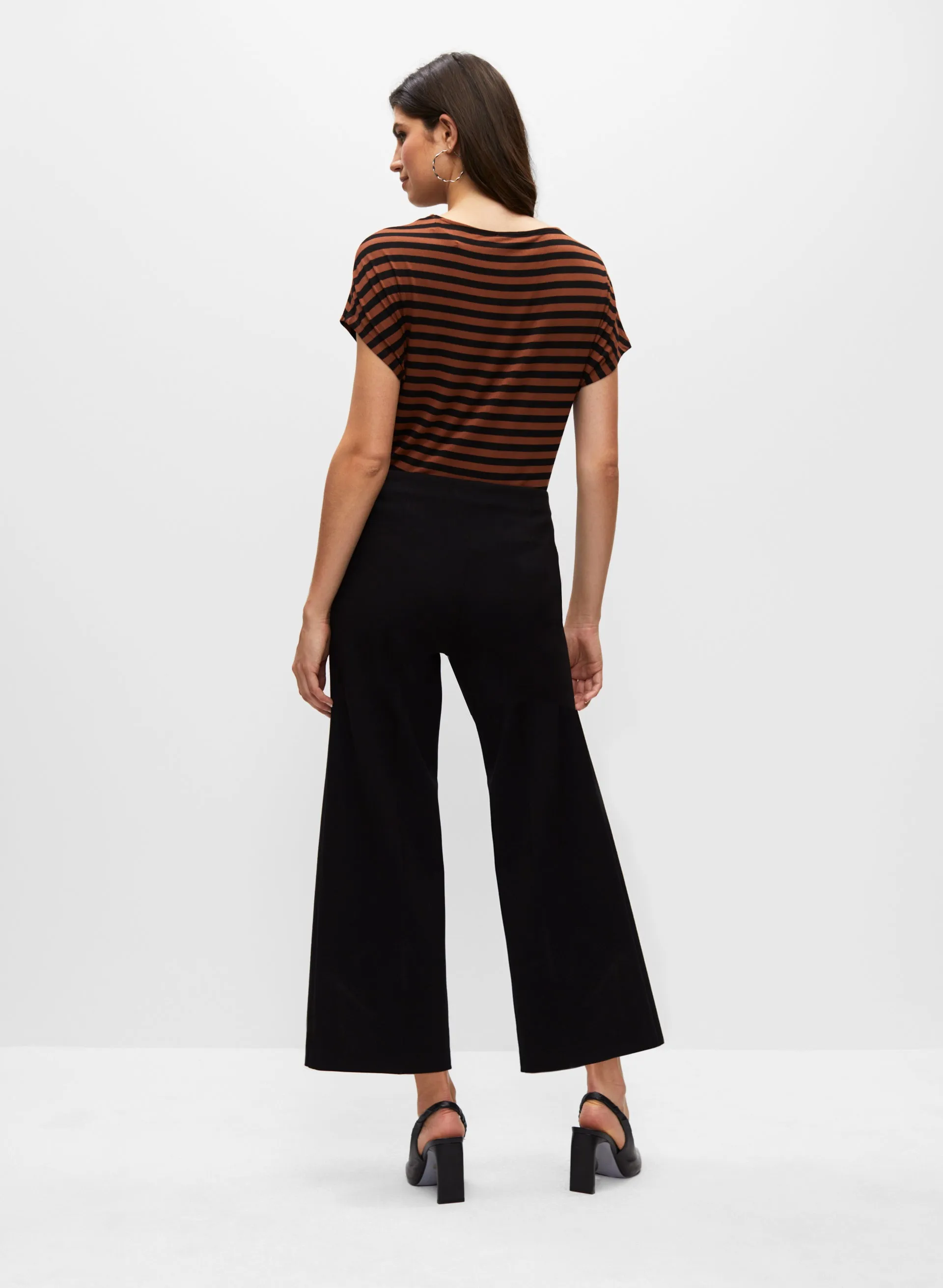Flat Front Wide Leg Pants sold by Melanie Lyne product image thumbnail 5