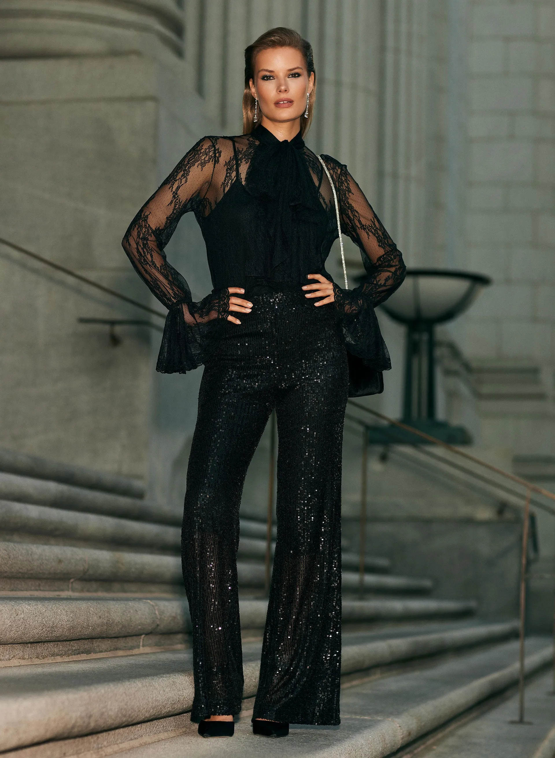 Pull-On Sequin Pants sold by Melanie Lyne product image thumbnail 3