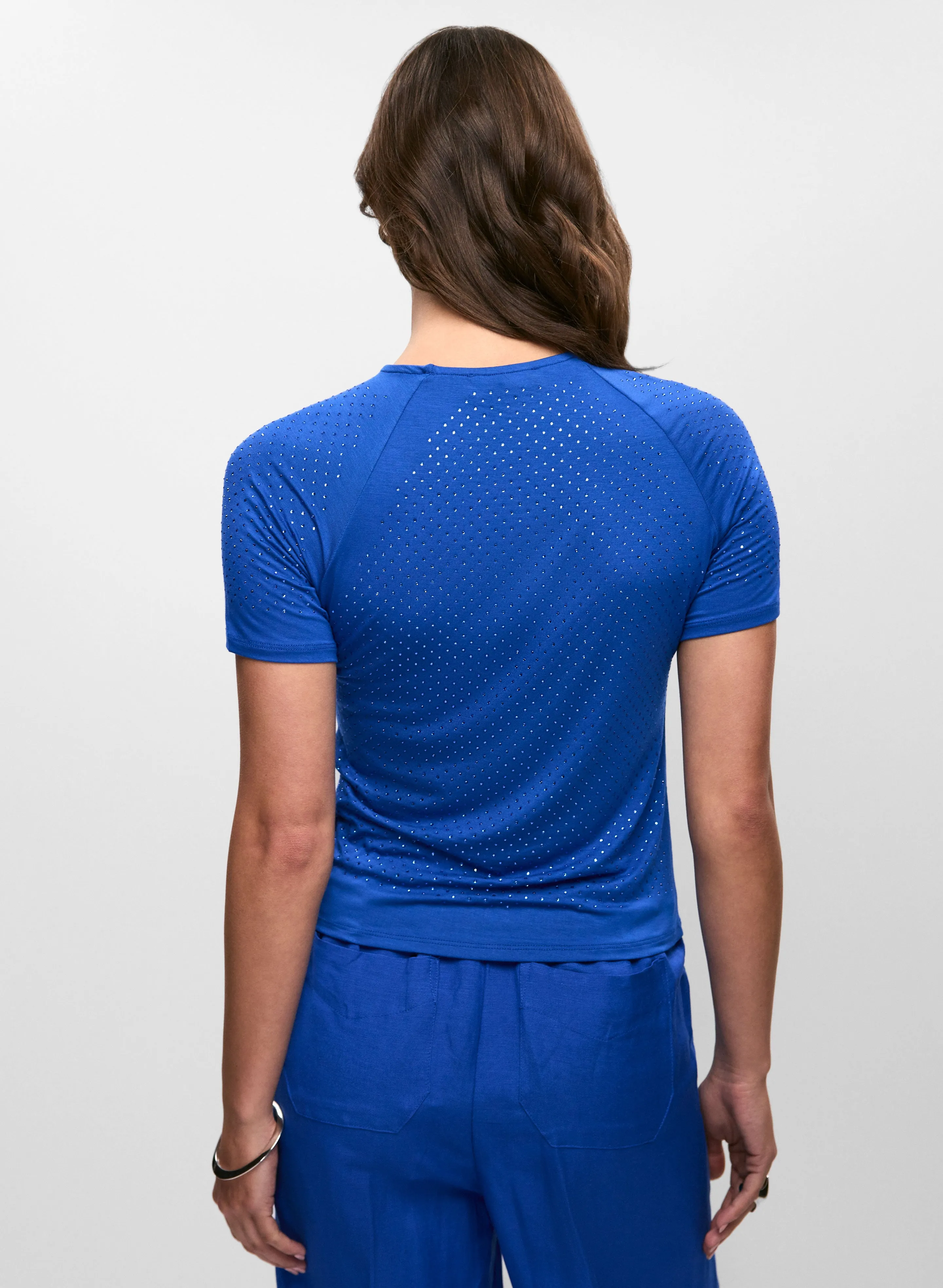 Studded Detail T-Shirt sold by Melanie Lyne product image thumbnail 4