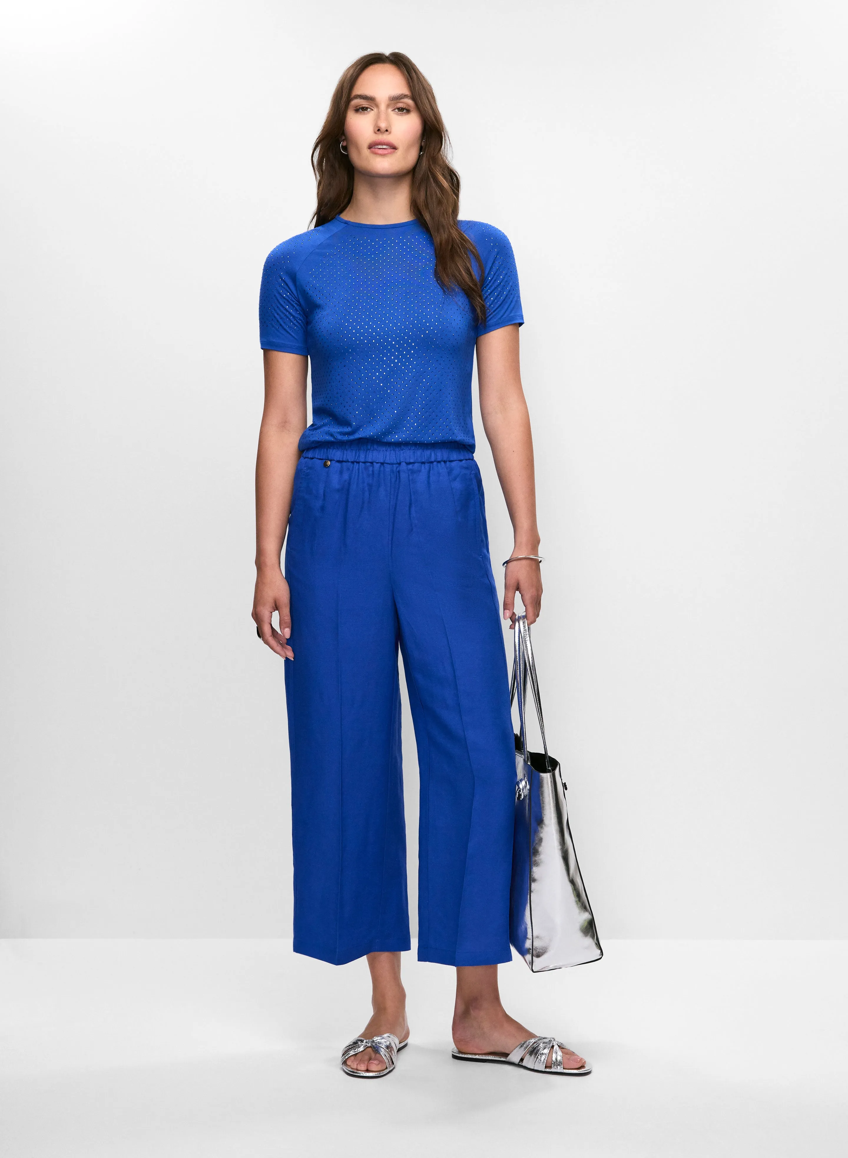 Studded Detail T-Shirt sold by Melanie Lyne product image thumbnail 3