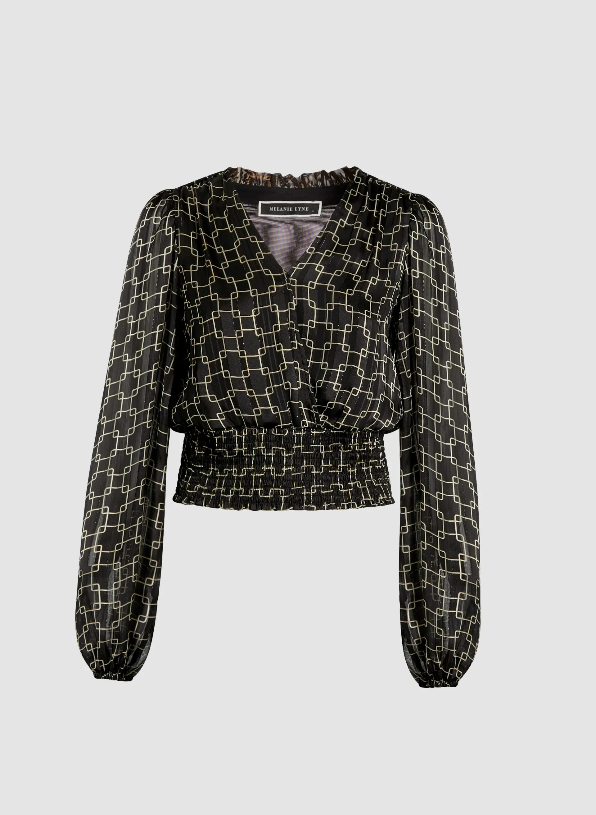 Geometric Motif Blouse sold by Melanie Lyne product image thumbnail 5
