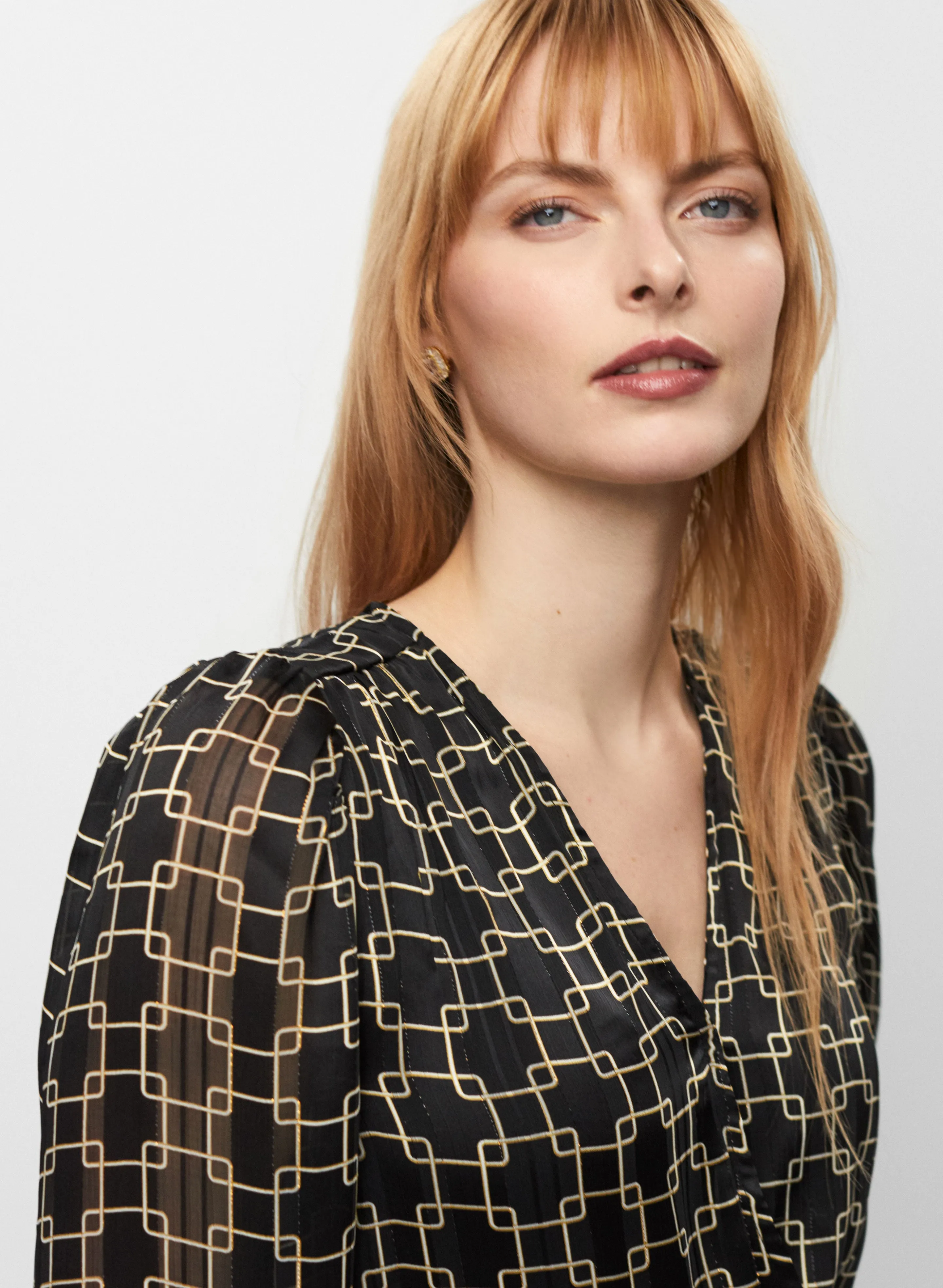 Geometric Motif Blouse sold by Melanie Lyne product image thumbnail 2