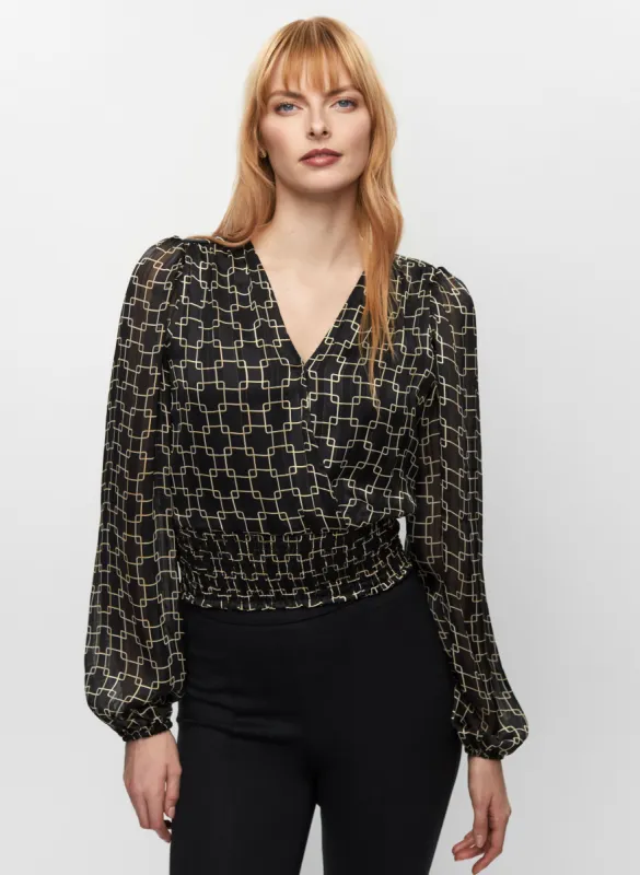 Geometric Motif Blouse sold by Melanie Lyne