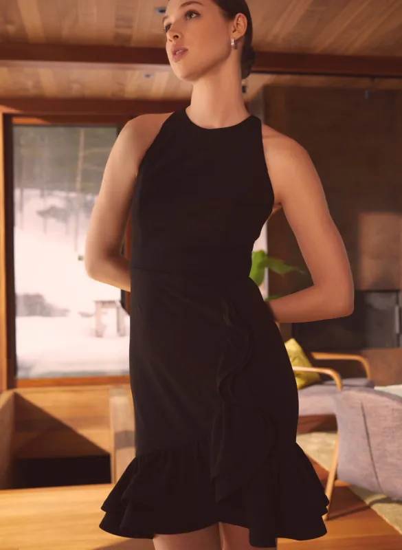 Sleeveless Ruffle Hem Dress sold by Melanie Lyne