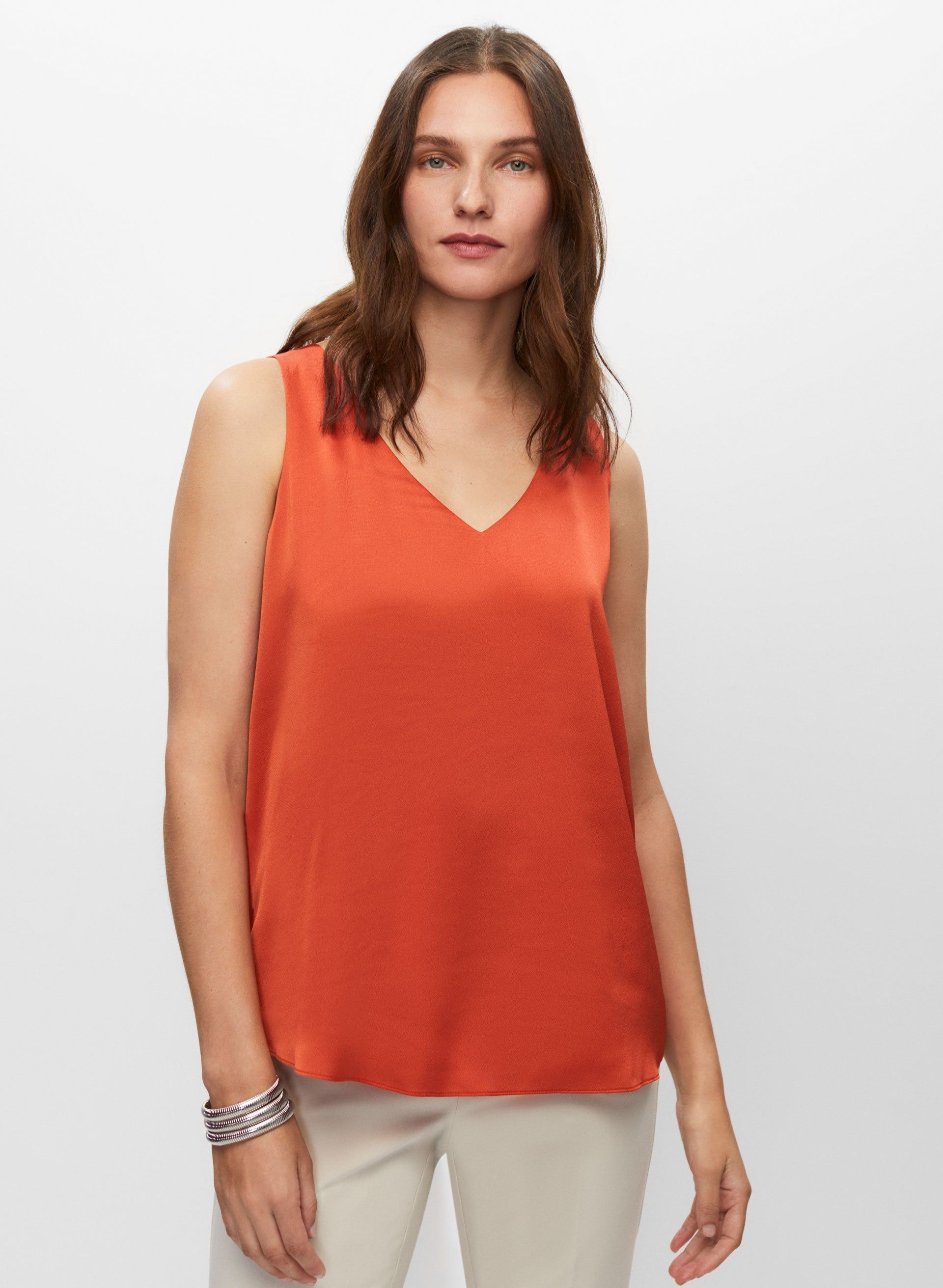 Sleeveless V-Neck Top sold by Melanie Lyne product image thumbnail 2