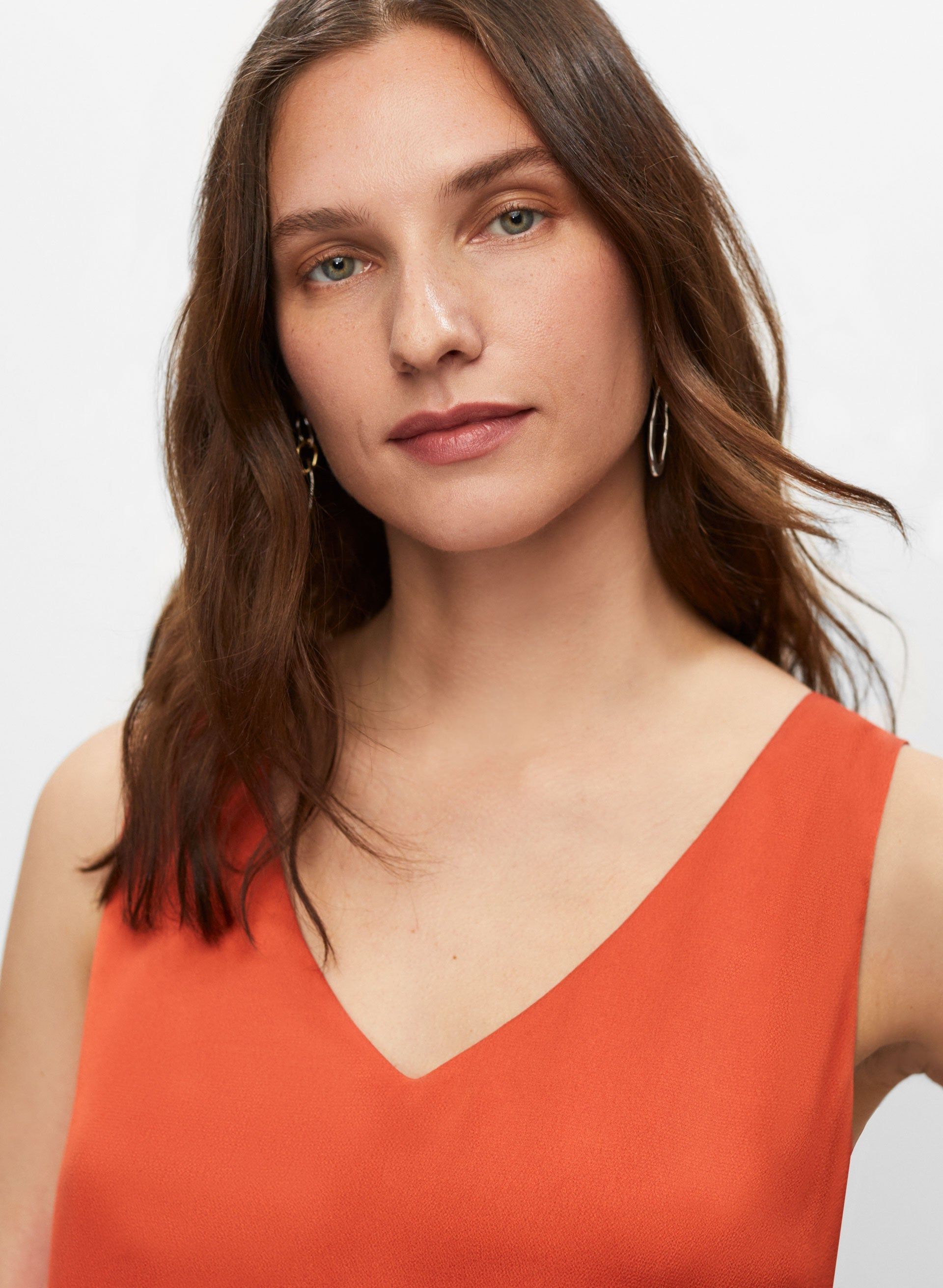 Sleeveless V-Neck Top sold by Melanie Lyne product image thumbnail 5