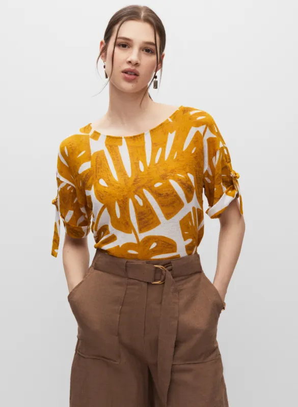 Palm Leaf Print Tee sold by Melanie Lyne