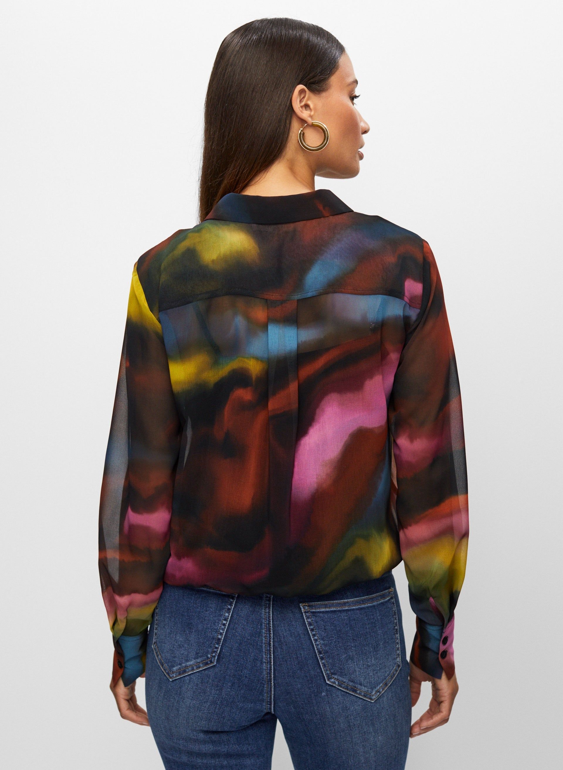 Abstract Motif Blouse sold by Melanie Lyne product image thumbnail 4
