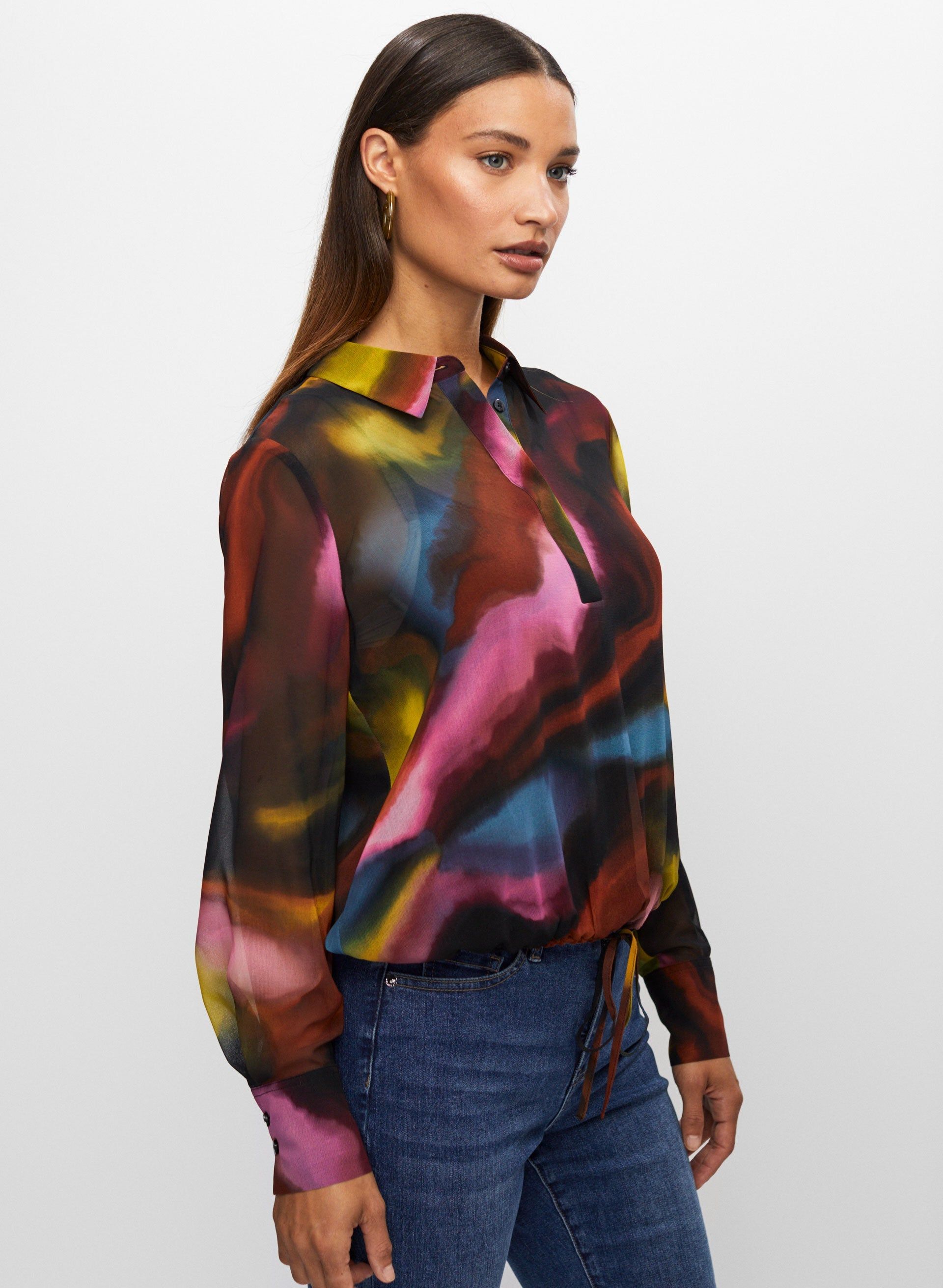 Abstract Motif Blouse sold by Melanie Lyne product image thumbnail 5