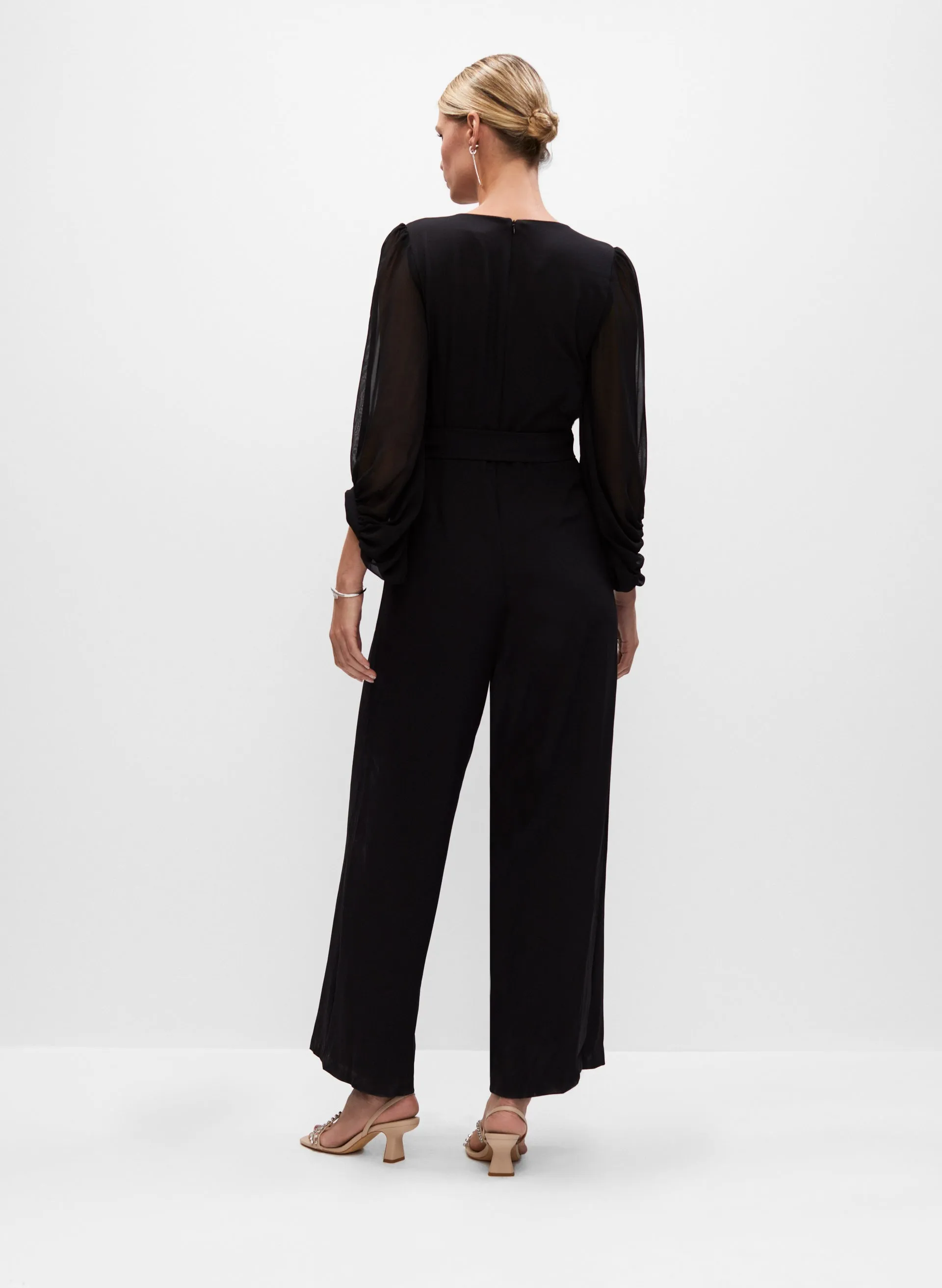 Chiffon Sleeve Jumpsuit sold by Melanie Lyne product image thumbnail 2