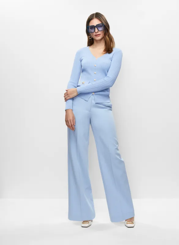 Rib Knit Sweater & Wide Leg Pants sold by Melanie Lyne