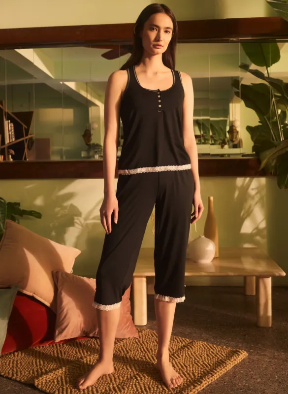 Two-Piece Capri Pyjama Set sold by Melanie Lyne