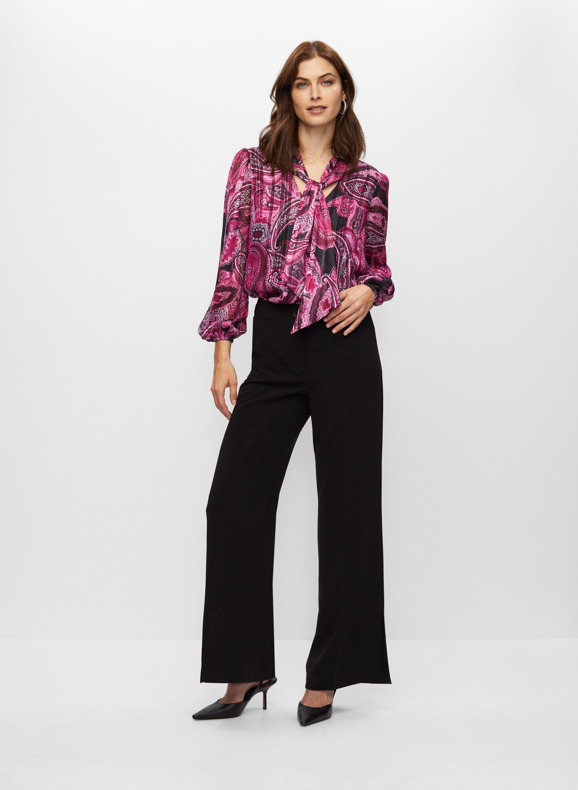 Tie Detail Chiffon Blouse sold by Melanie Lyne product image thumbnail 3