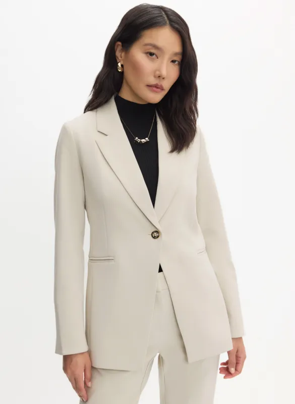 Notch Collar Single Button Jacket sold by Melanie Lyne