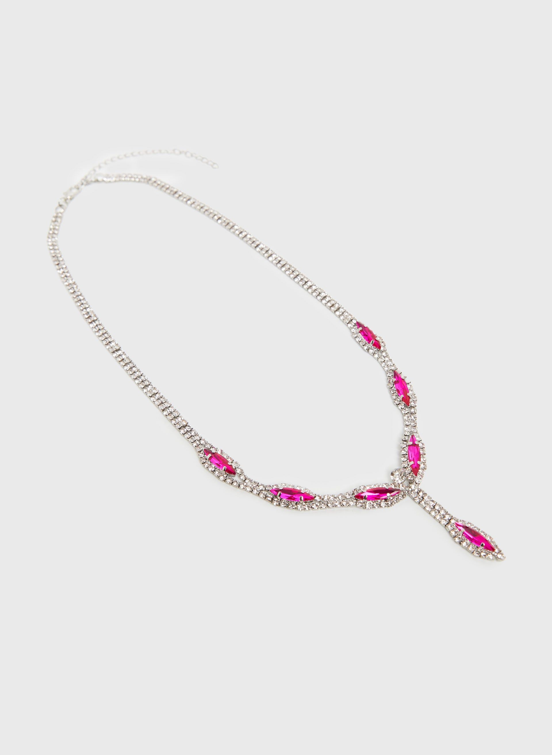 Faceted Stone Y Necklace sold by Melanie Lyne