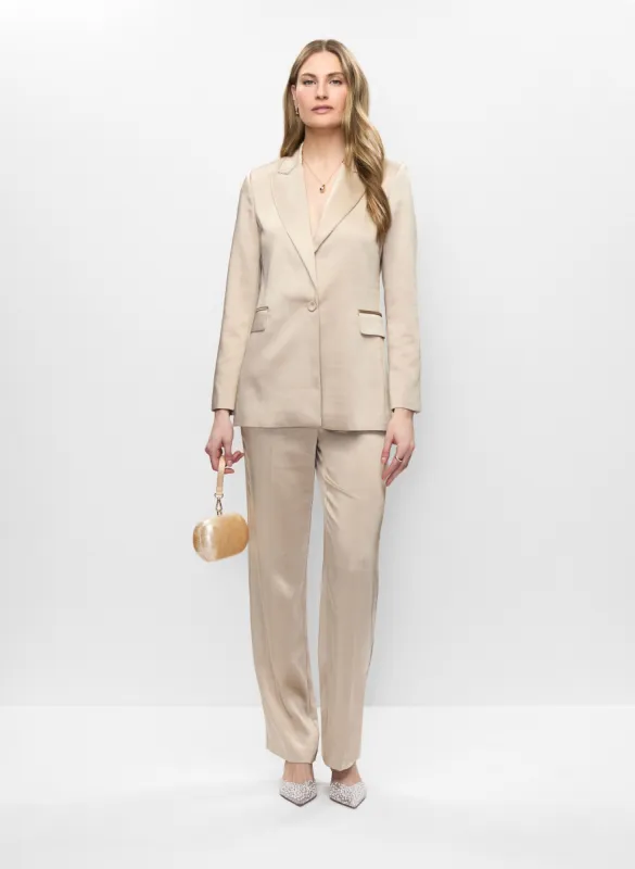 Satin Single-Button Jacket & Satin Pants sold by Melanie Lyne