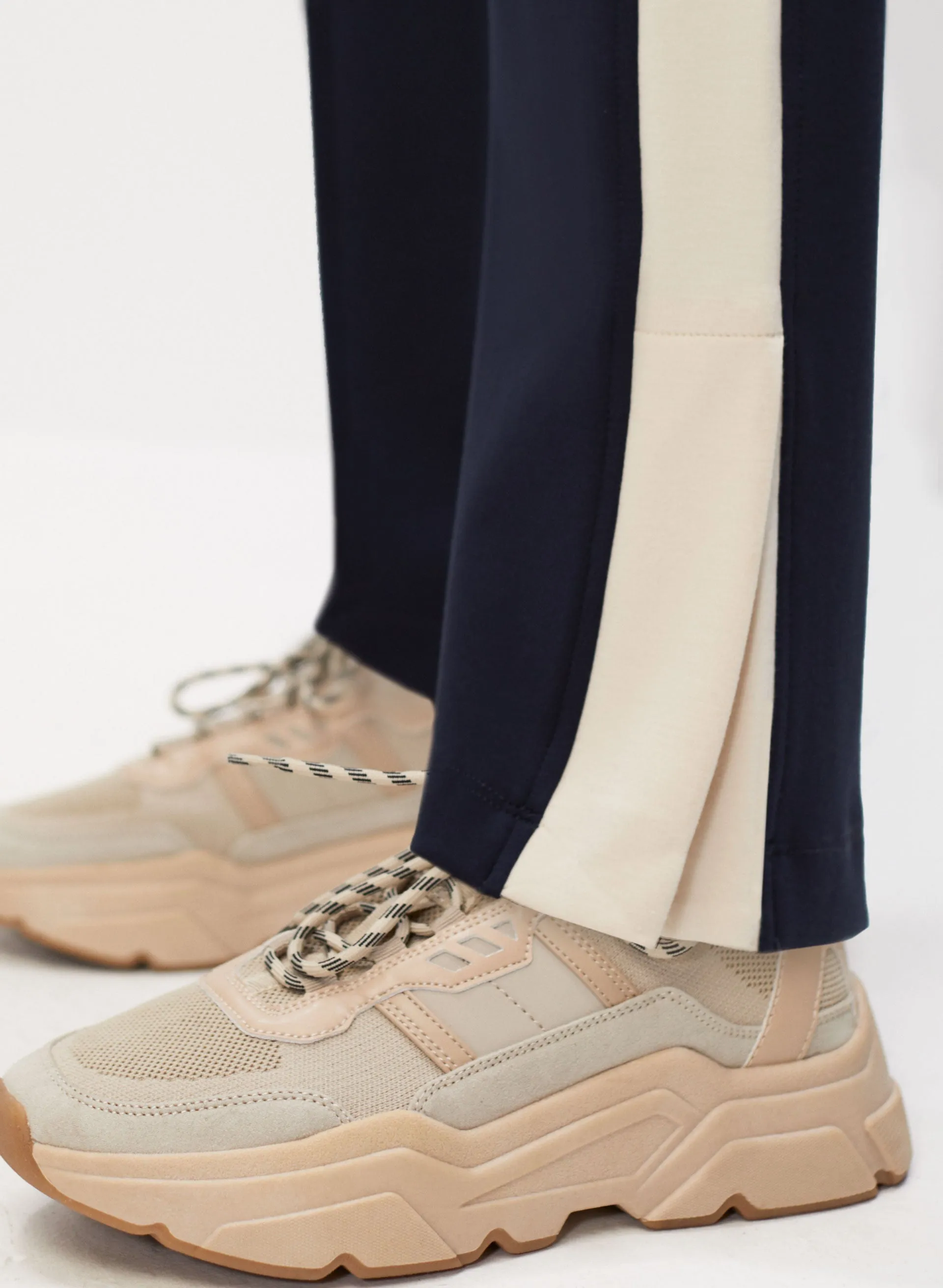 Contrasting Band Trousers sold by Melanie Lyne product image thumbnail 4