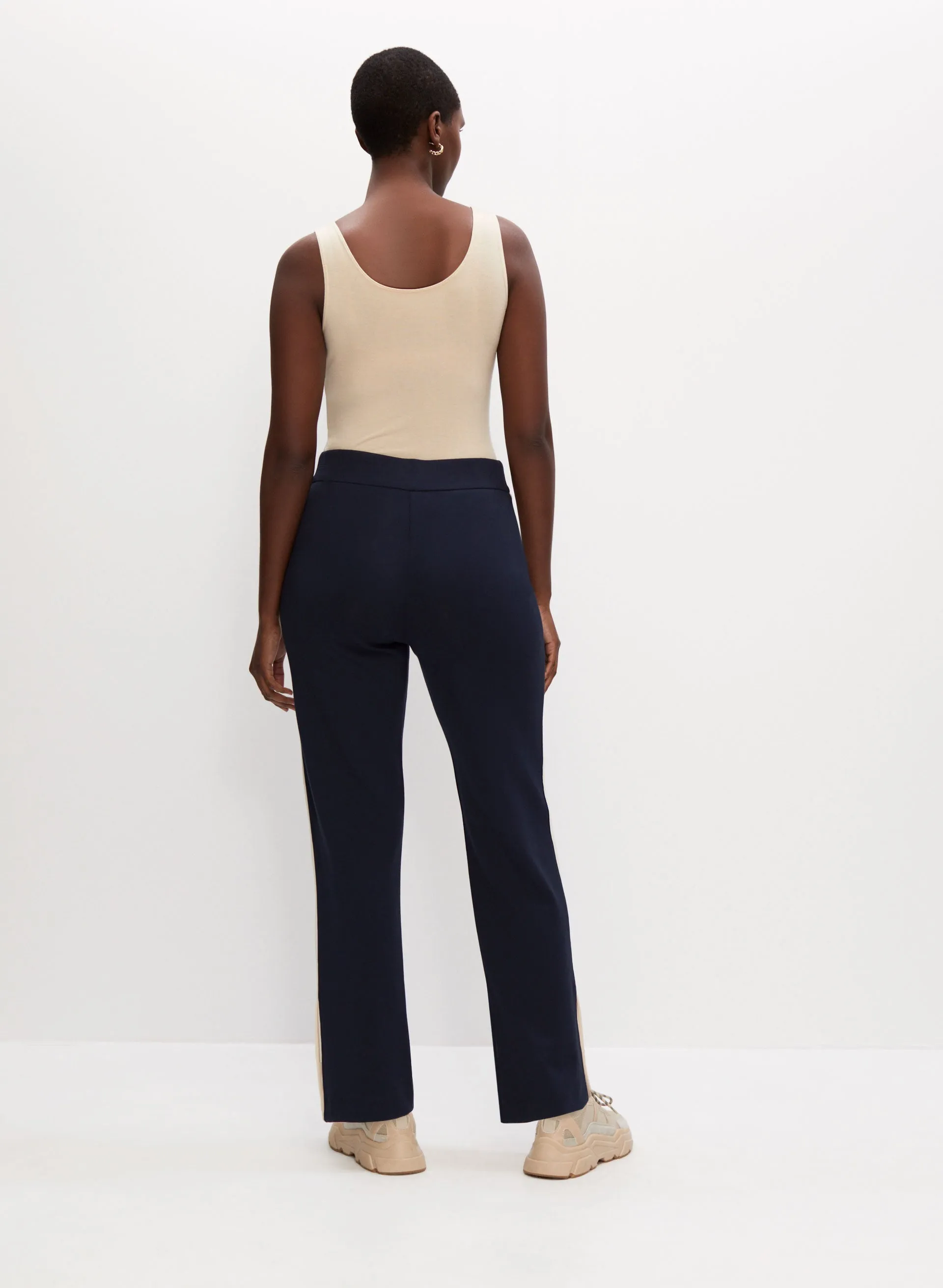 Contrasting Band Trousers sold by Melanie Lyne product image thumbnail 2