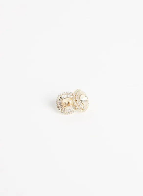 Crystal Square Earrings sold by Melanie Lyne