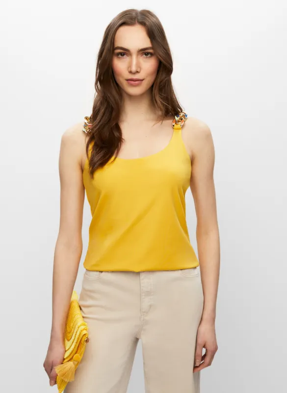 Chain Strap Tank Top sold by Melanie Lyne