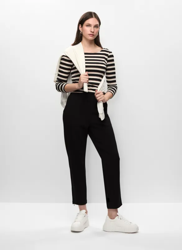 Contrast Stripe Hooded Top & Straight Leg Pants sold by Melanie Lyne