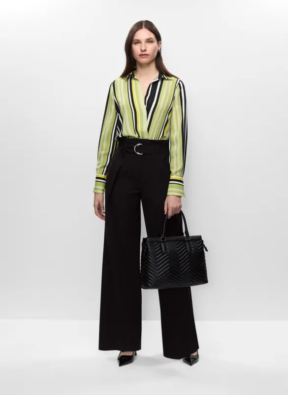 Striped Wrap-Style Blouse & Wide Leg Pants sold by Melanie Lyne