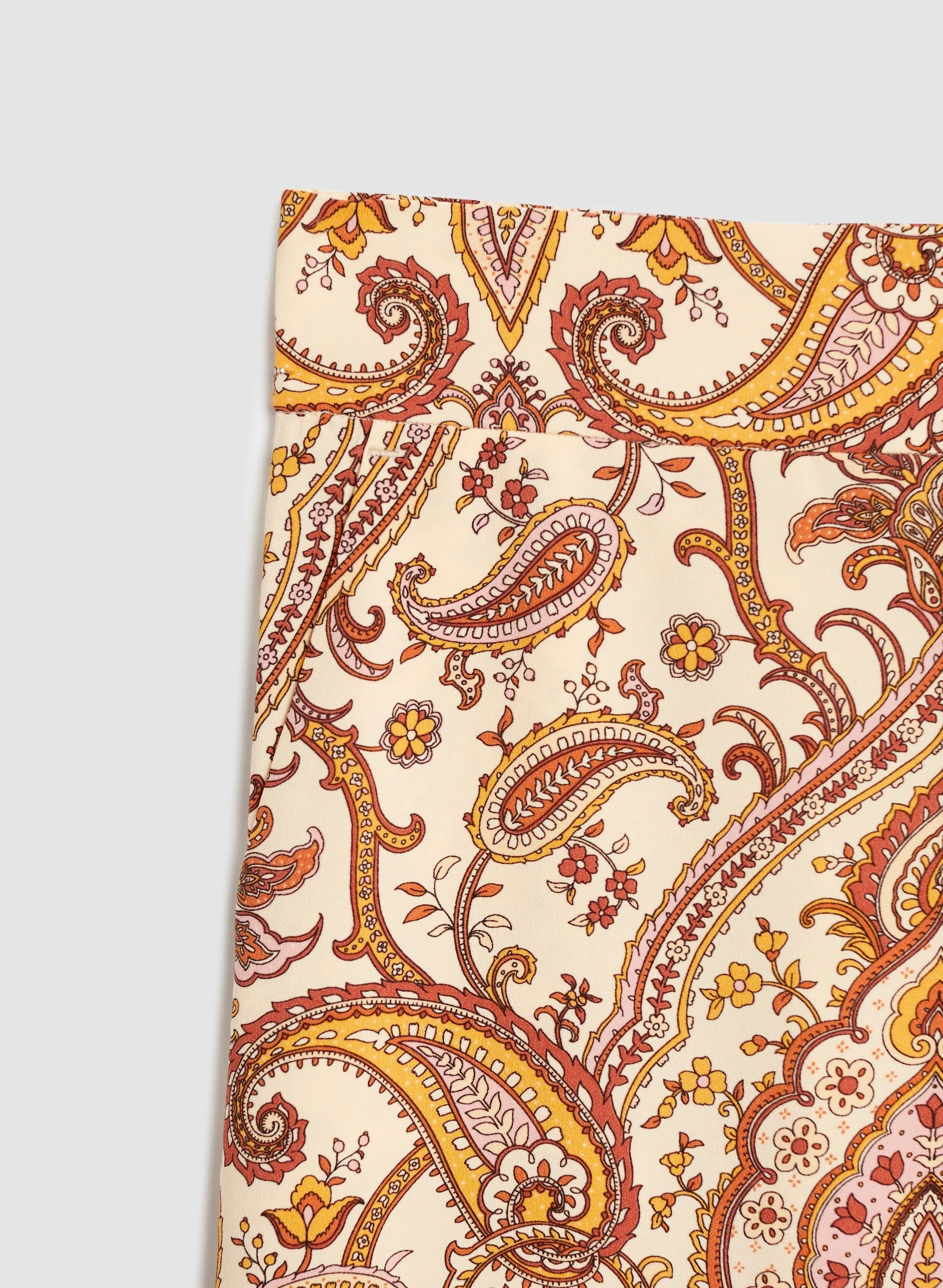 Paisley Print Wide Leg Pants sold by Melanie Lyne product image thumbnail 4