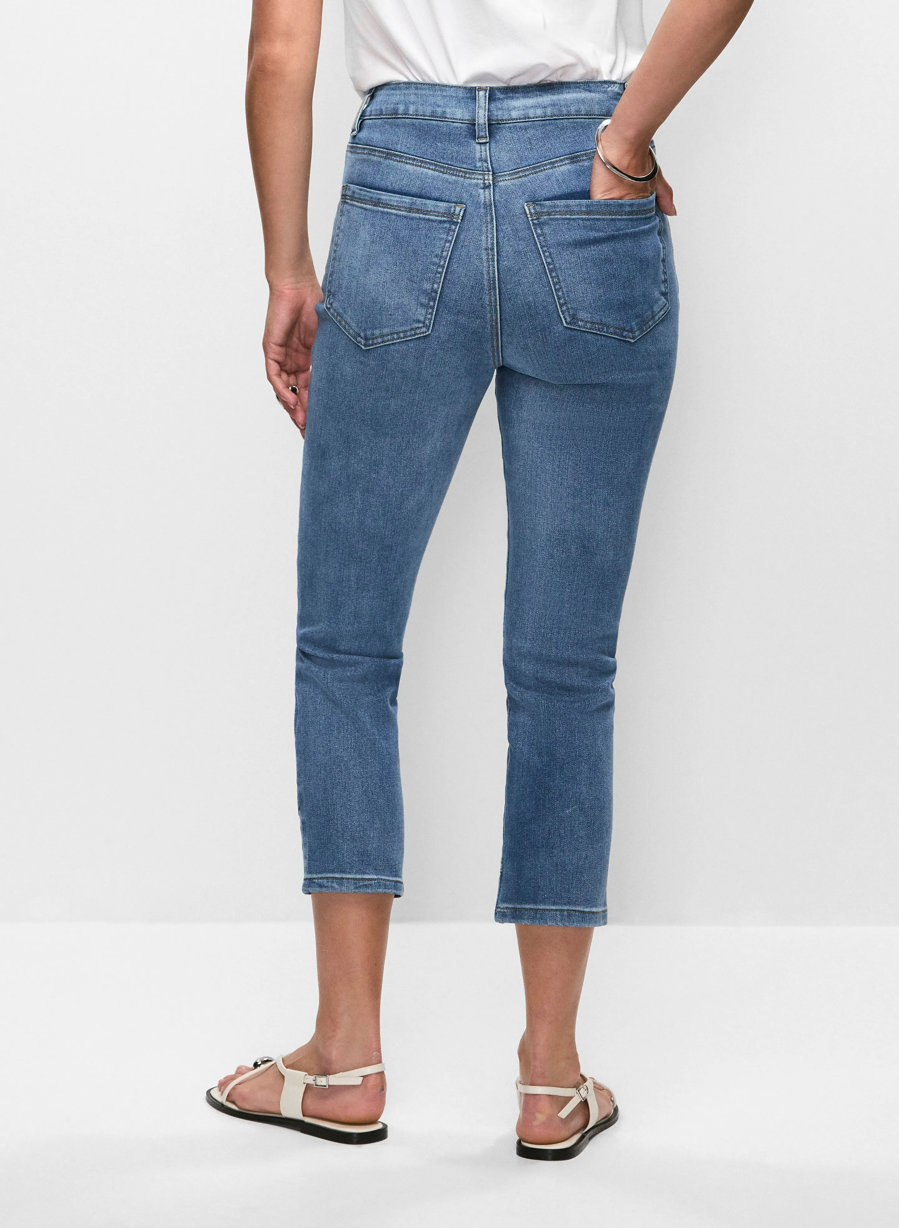 Embroidered Capri Jeans sold by Melanie Lyne product image thumbnail 3