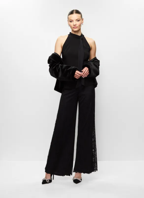 Bow Detail Top & Lace Trim Pants sold by Melanie Lyne