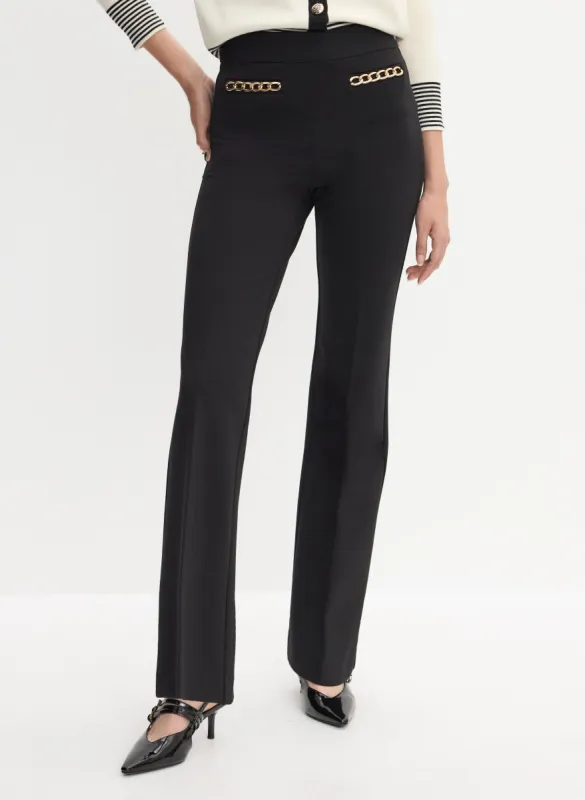 Chain Trim Bootcut Pants sold by Melanie Lyne