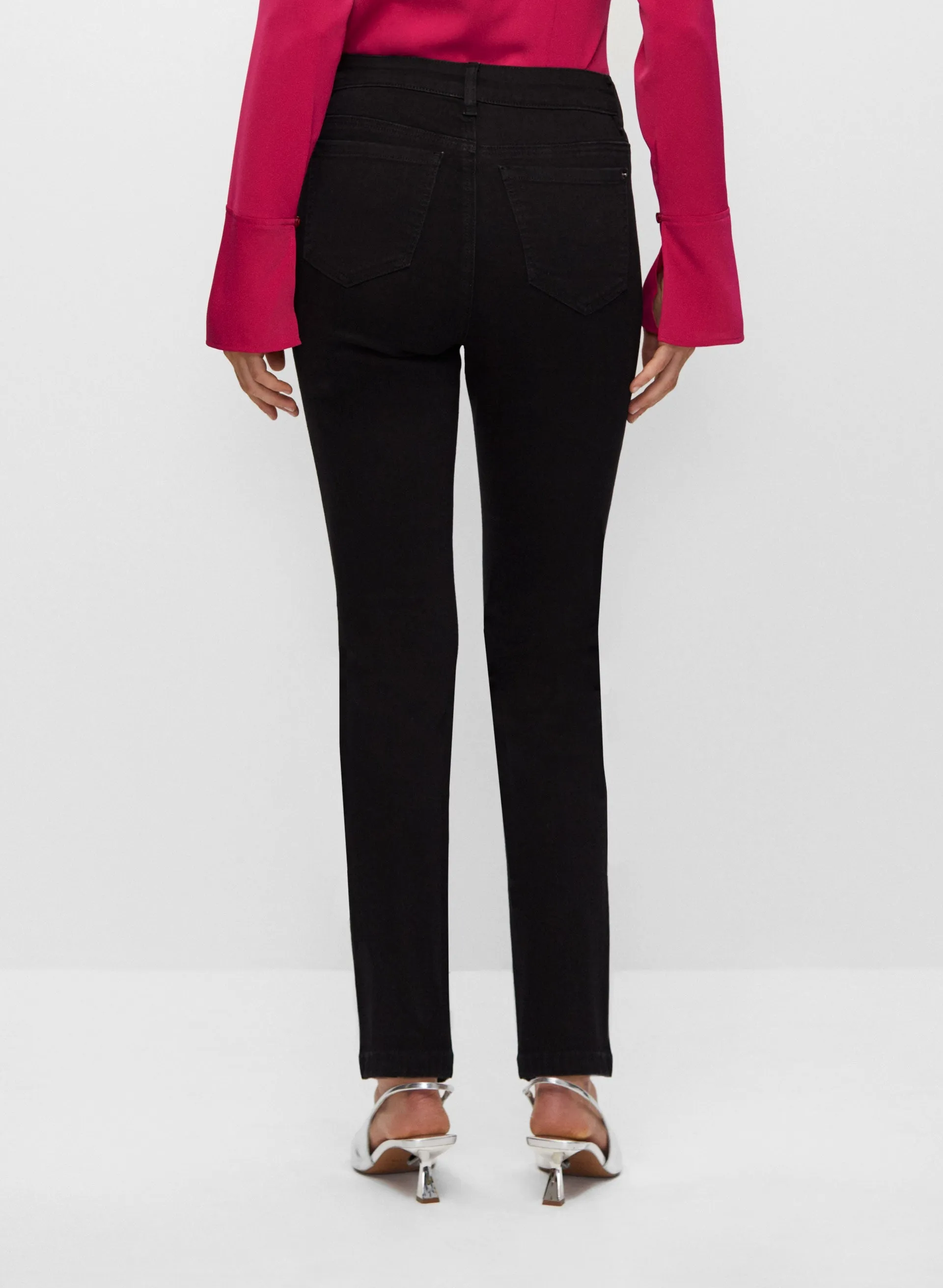 Jewel Detail Slim Leg Denim Pants sold by Melanie Lyne product image thumbnail 2