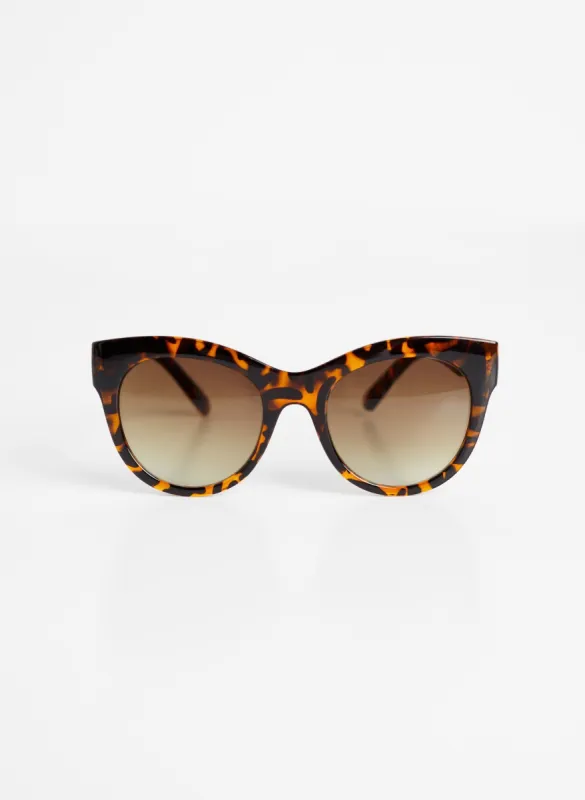 Tortoise Shell Chain Detail Sunglasses sold by Melanie Lyne