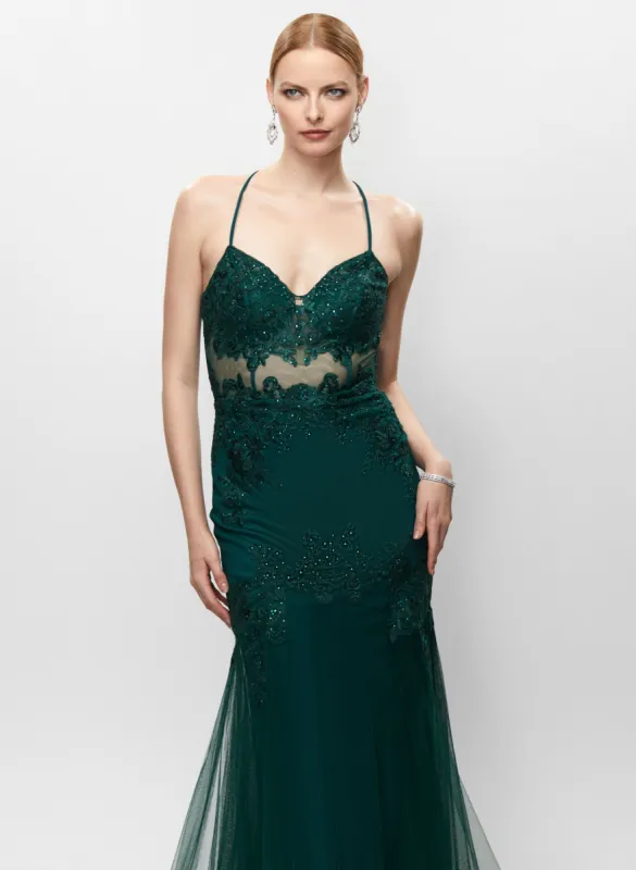 Embroidered Mesh Dress sold by Melanie Lyne