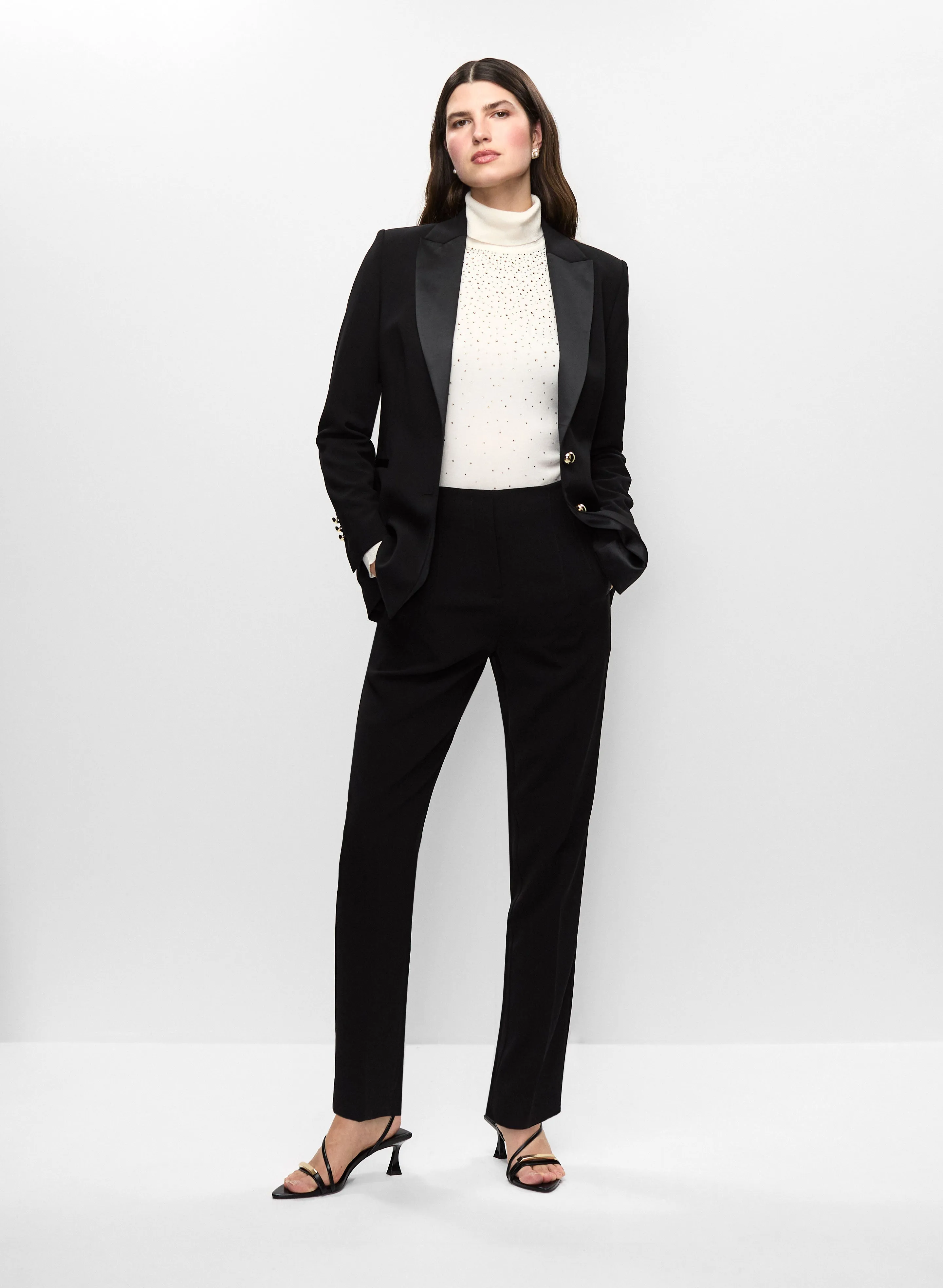 Tuxedo Jacket, Pants & Turtleneck sold by Melanie Lyne