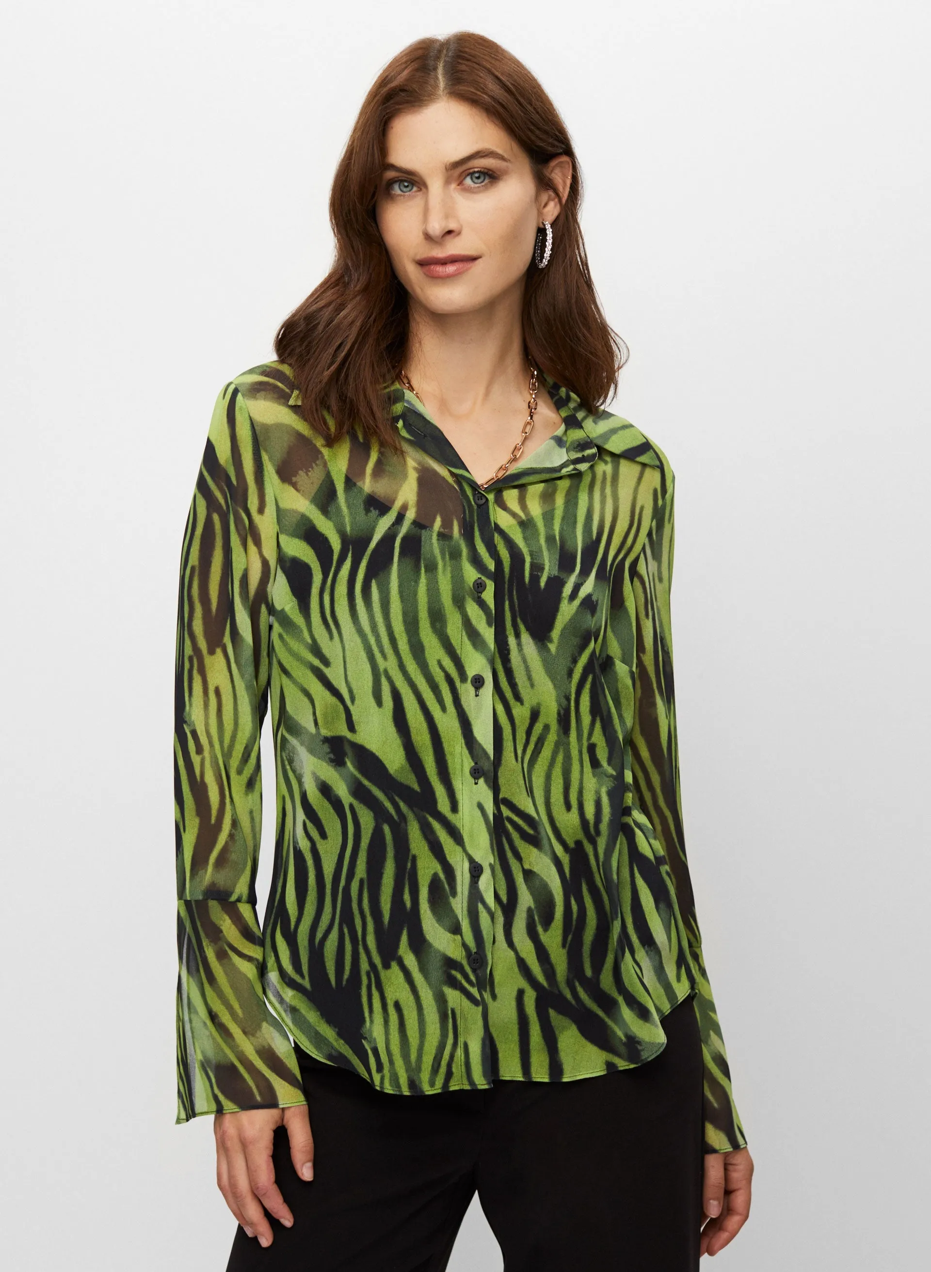 Animal Print Blouse sold by Melanie Lyne product image thumbnail 5