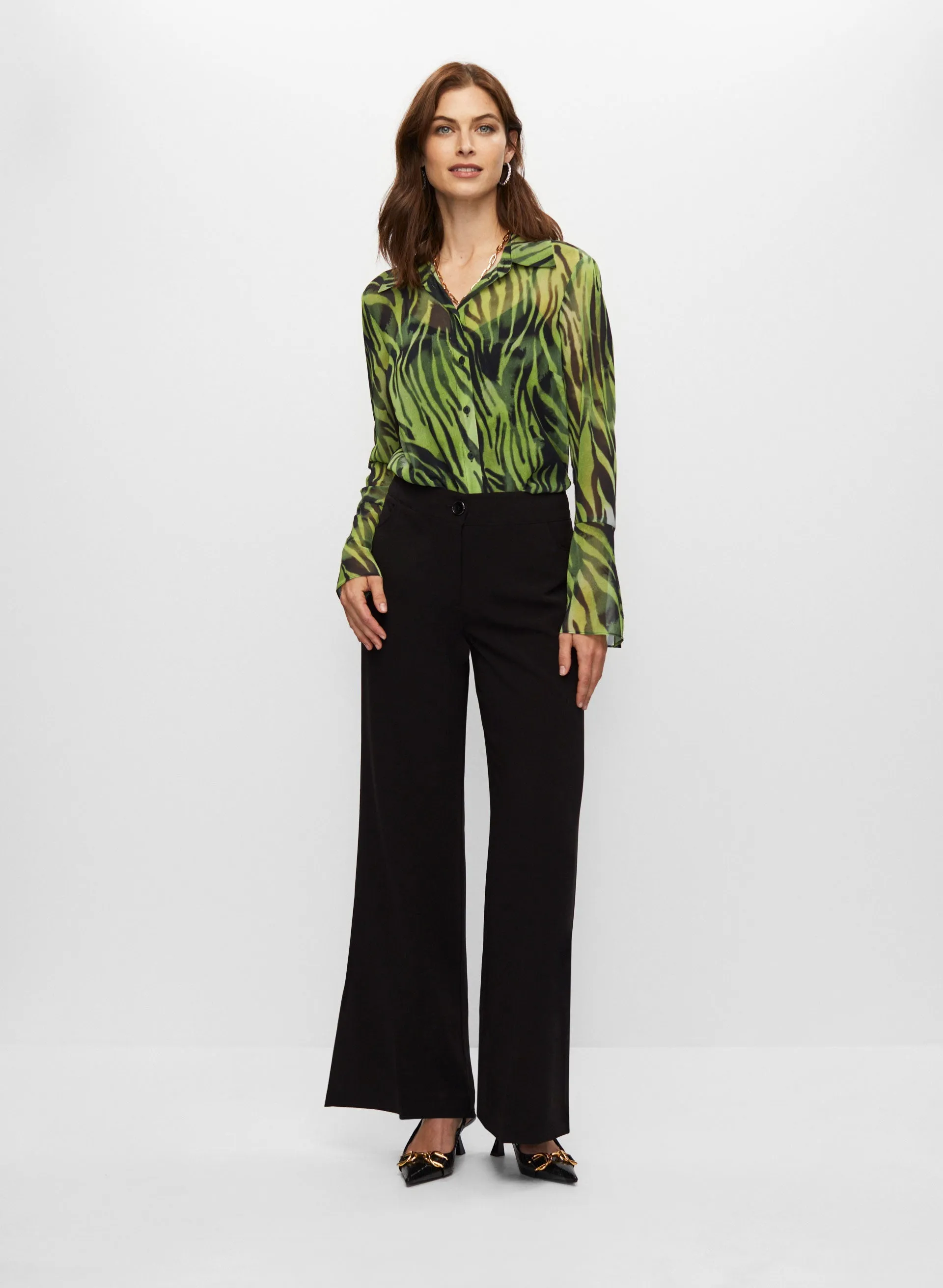 Animal Print Blouse sold by Melanie Lyne product image thumbnail 3