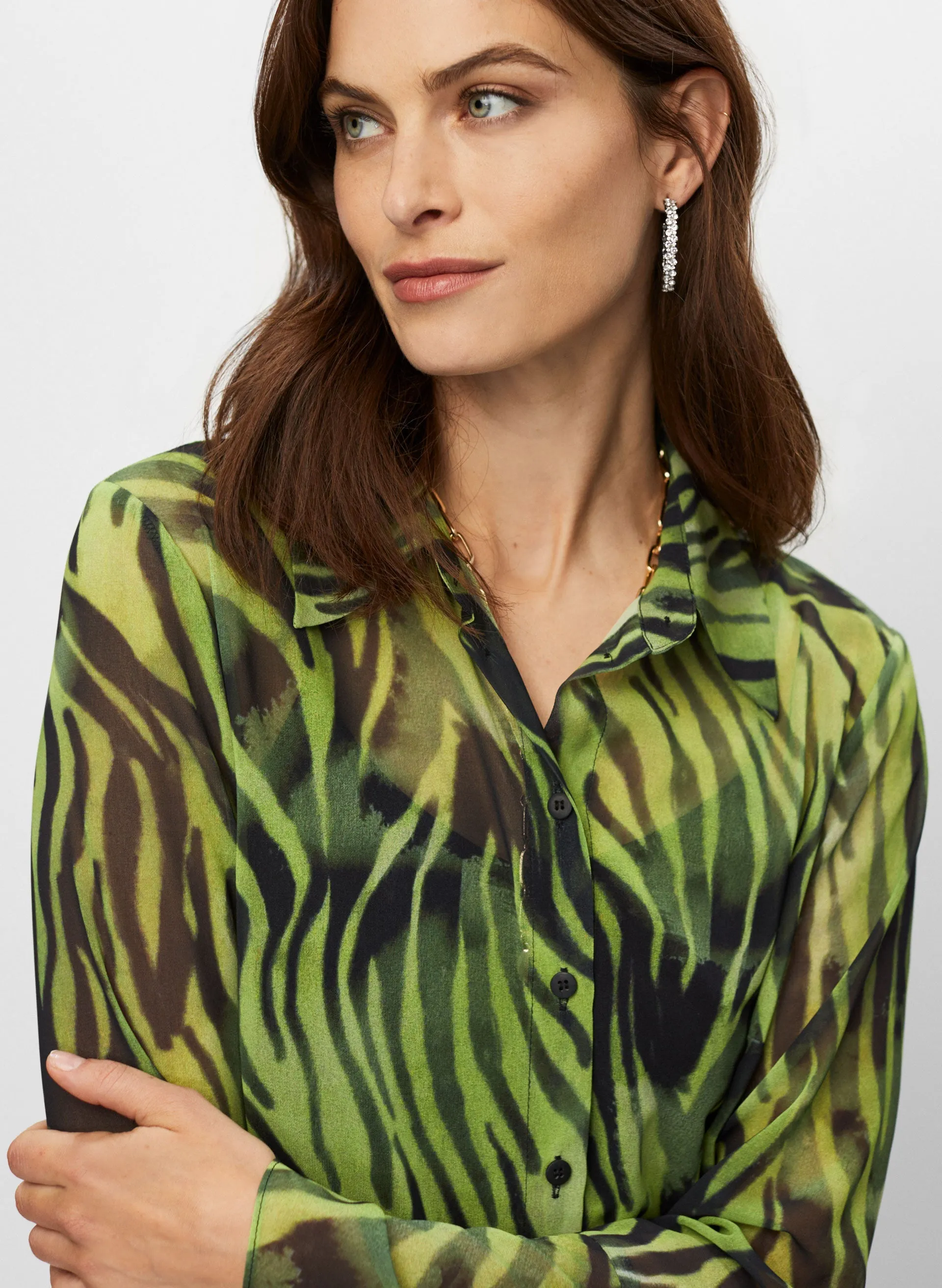 Animal Print Blouse sold by Melanie Lyne product image thumbnail 2