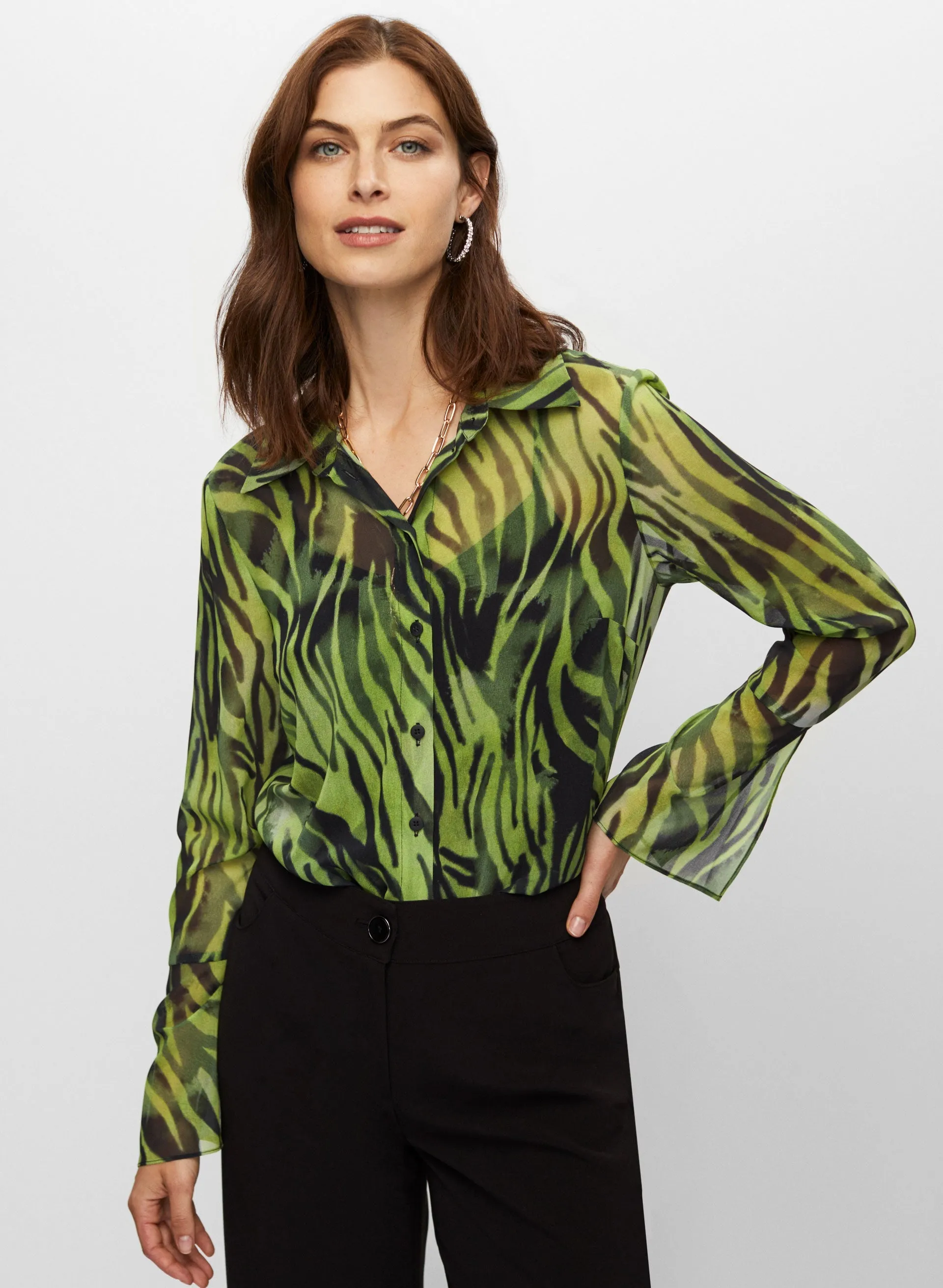 Animal Print Blouse sold by Melanie Lyne