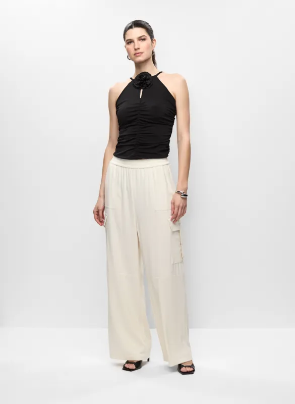 Rosette Halter Top & Pull-On Cargo Pants sold by Melanie Lyne